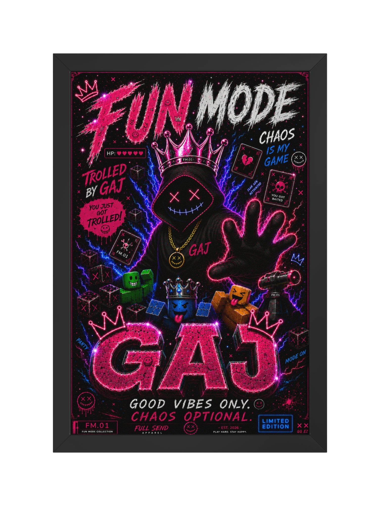 GAJ - FM.01 – Limited Edition Framed Poster - product image (1)