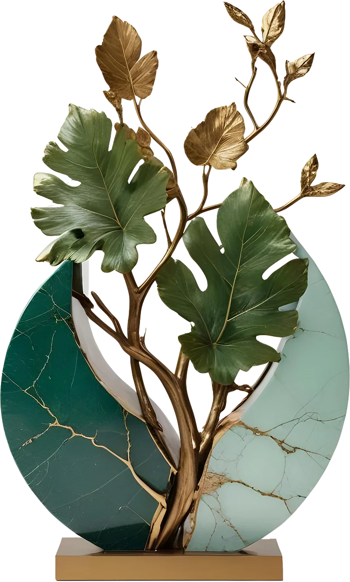 Kintsugi Serenity – Sculpture Design PNG product image (1)