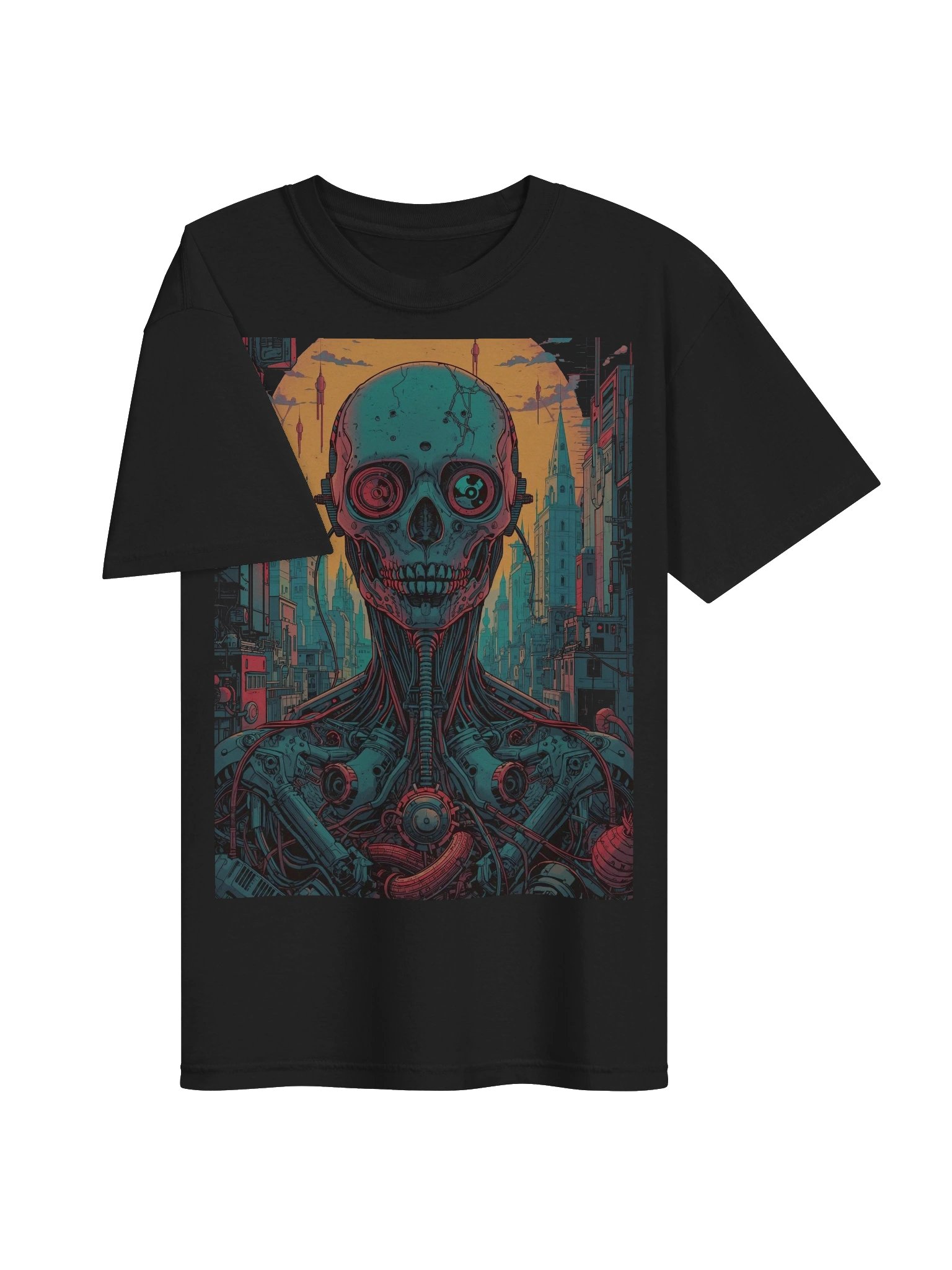 Synthetic Skull Dominion Heavyweight T-Shirt product image (6)