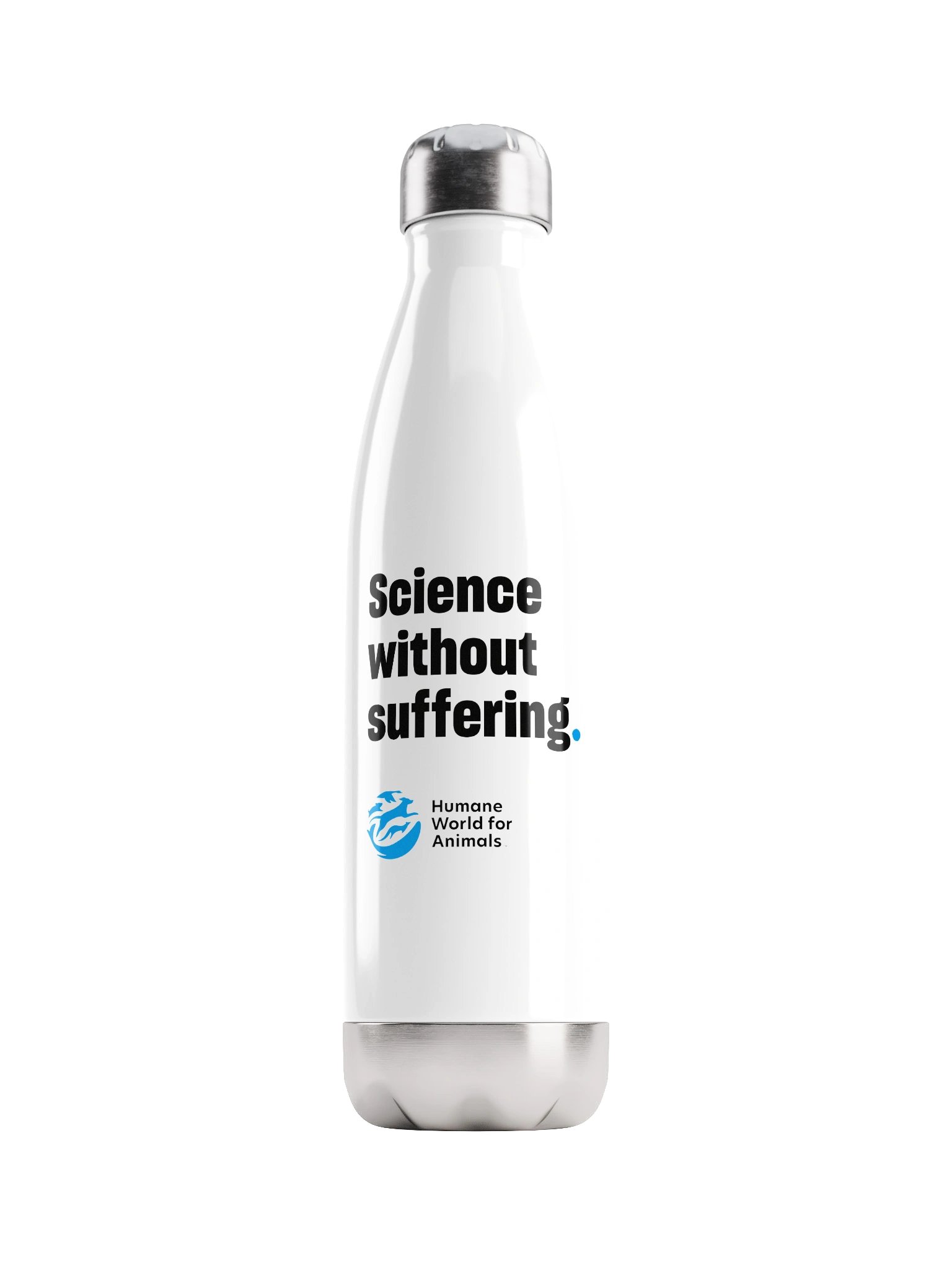 Science without suffering, Stainless Steel Water Bottle product image (1)