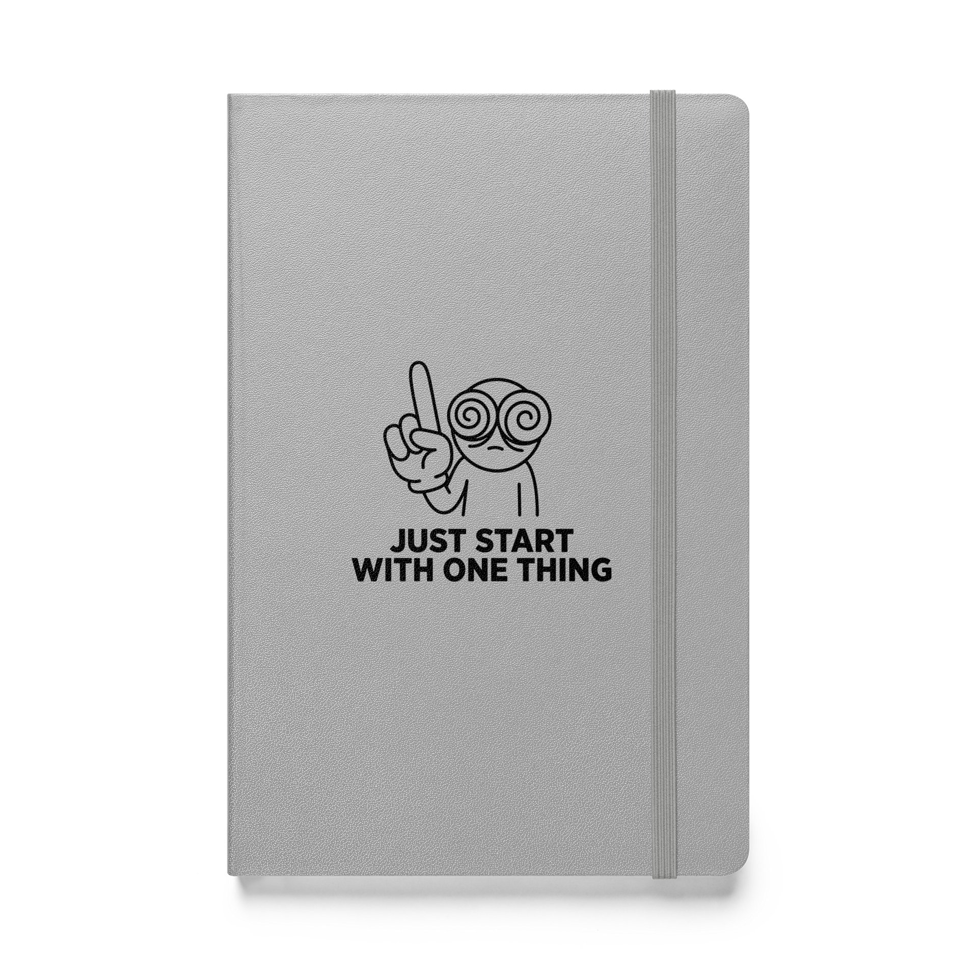 Just Start With One Thing Journal, Burnout Recovery Notebook, Gentle Progress Planner, Anti Overwhelm Daily Journal, Mental Health Self Care Notebook product image (1)