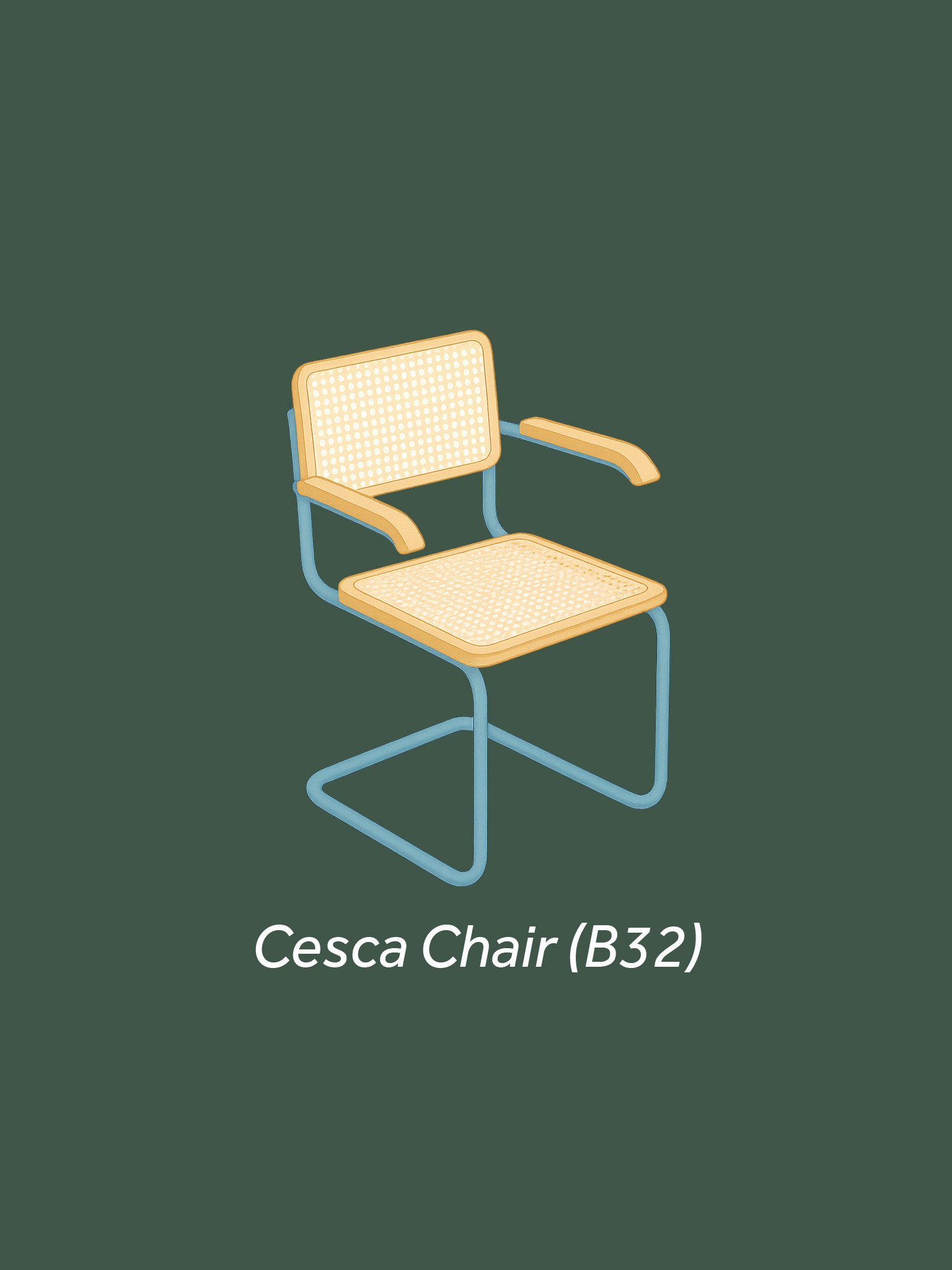Iconic Chairs Framed Art Print product image (3)