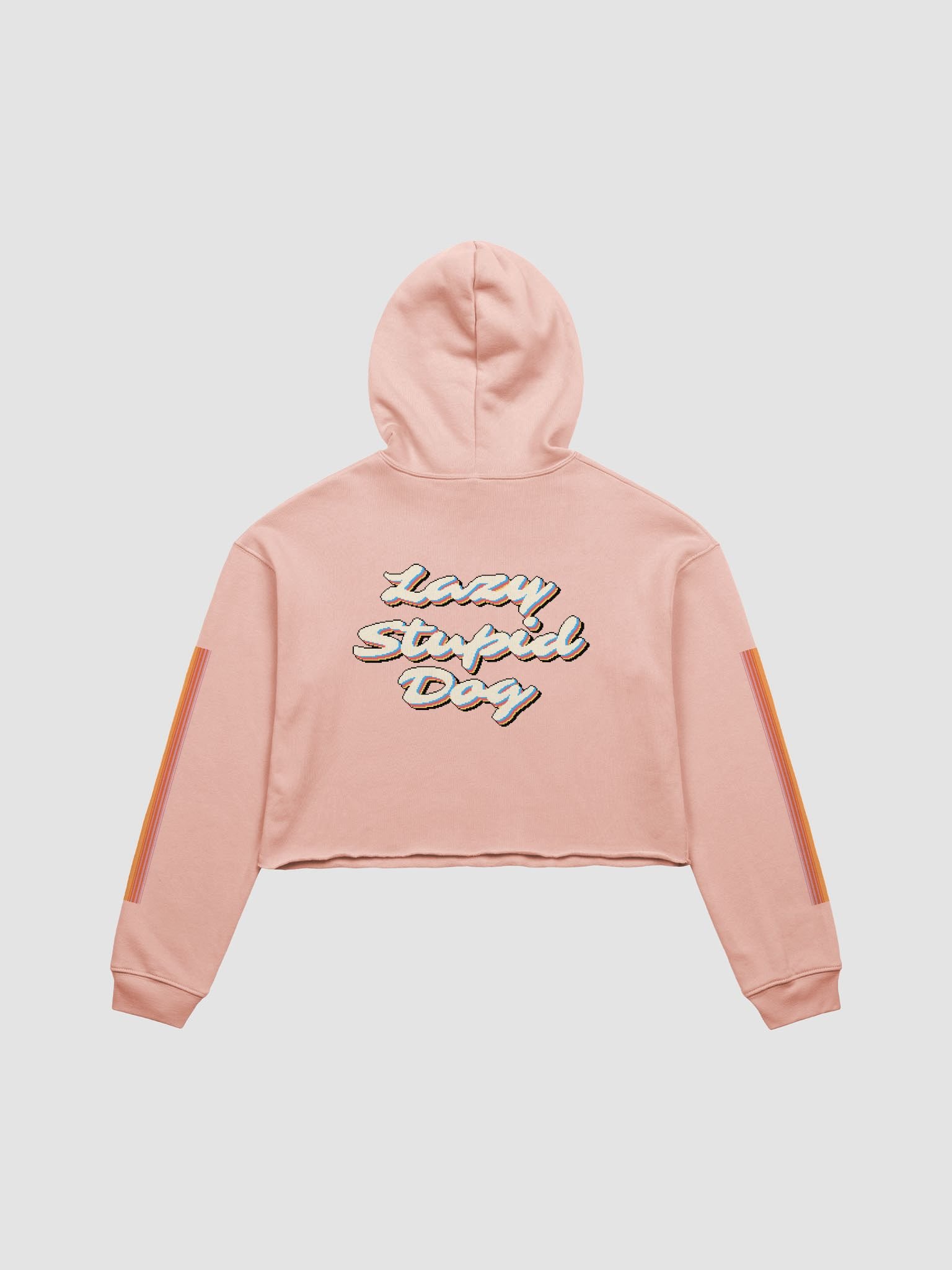 "Lazy Stupid Dog" Retro Pixel Art Hoodie product image (1)
