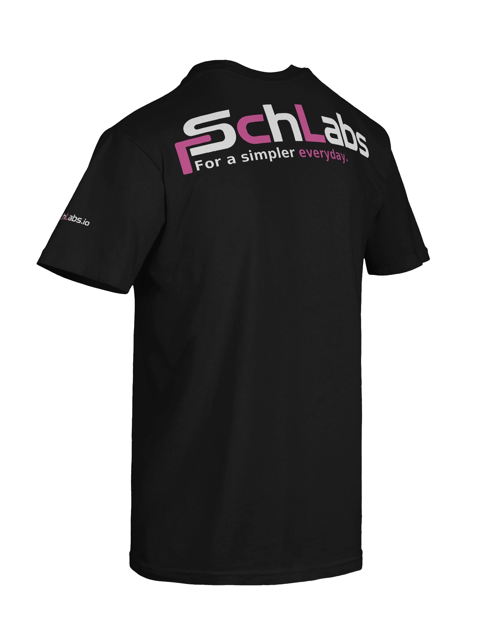 SchLabs Signature Everyday Tee — Black & Pink product image (12)