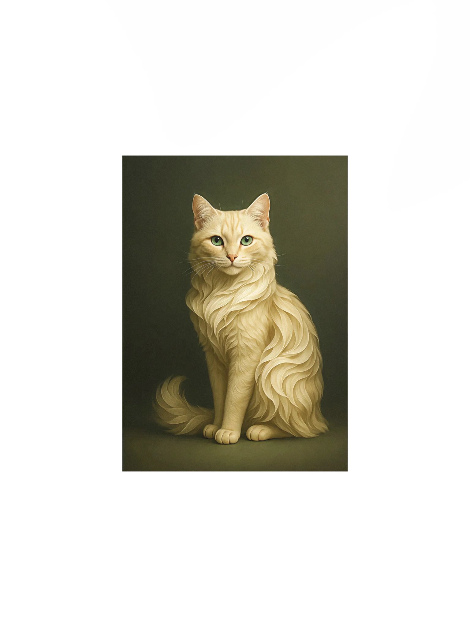 Creame Cat Olive, Poster product image (1)