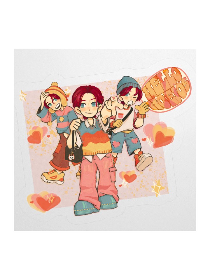 'Hello Hoejos' Sticker product image (1)