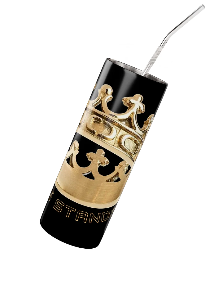 Crowned Elegance Stainless Steel Tumbler product image (2)