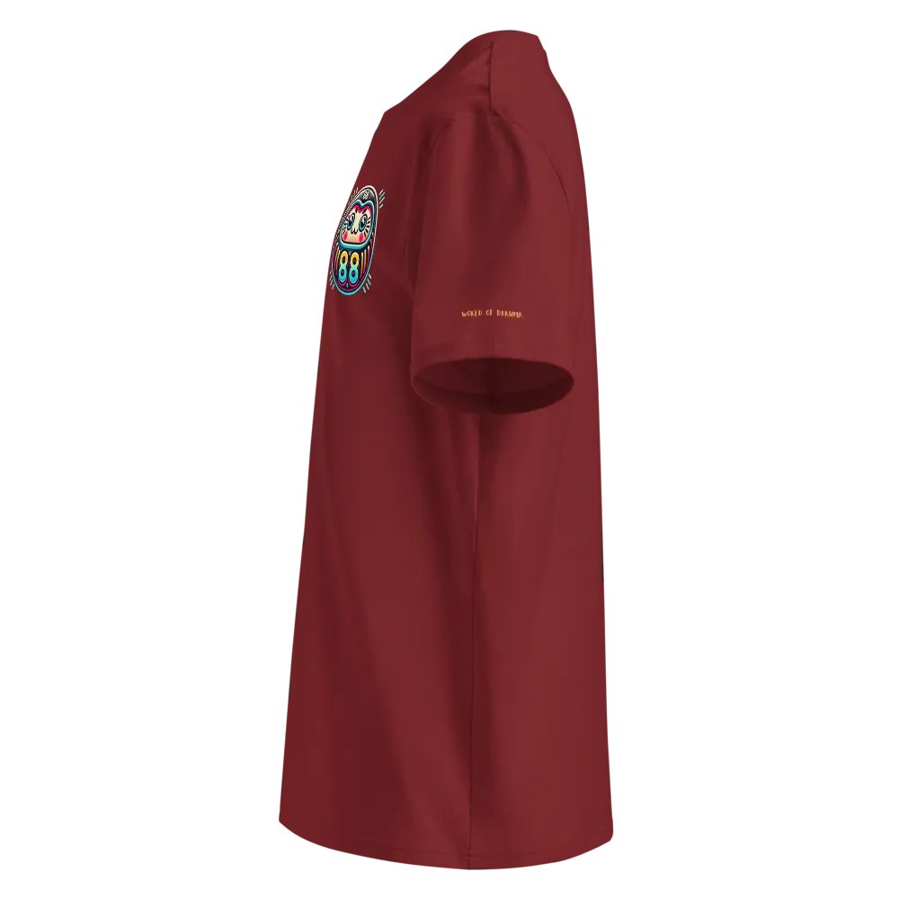 Prosperity 88 オーガニックコットンだるま人形 ユニセックスTシャツ product image (2)
