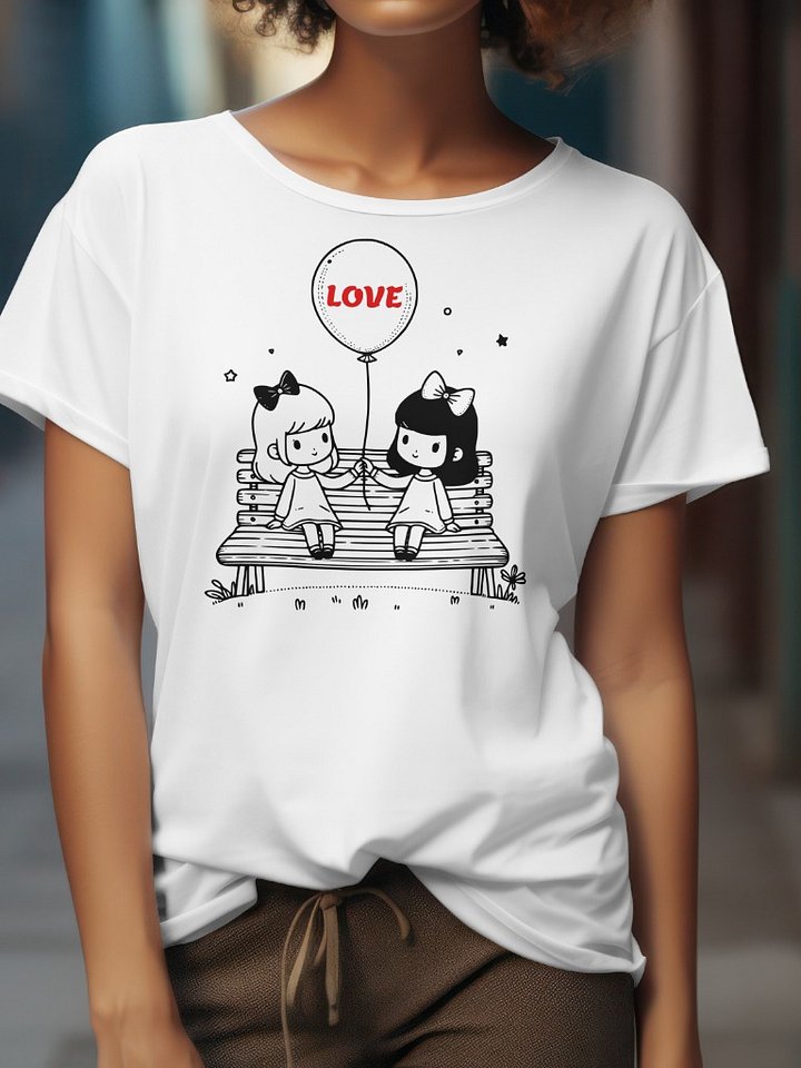 Love romantic friendship Unisex T-Shirt product image (1)