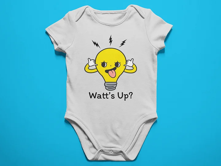 WATT'S UP? - Baby Bodysuit Onesies for Boys and Girls product image (3)