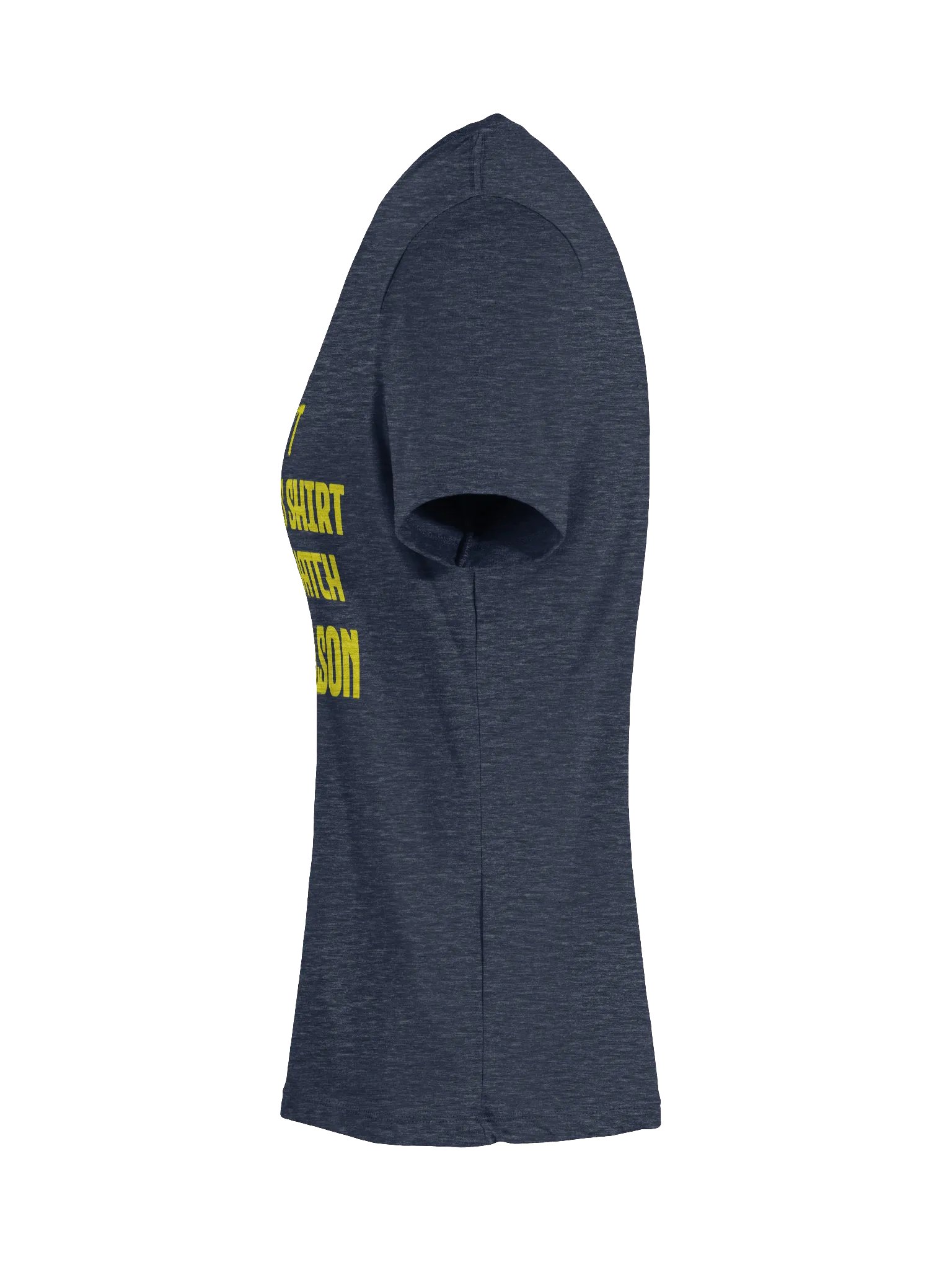 I Don't Wear This Women's V-Neck (Yellow Text) product image (28)