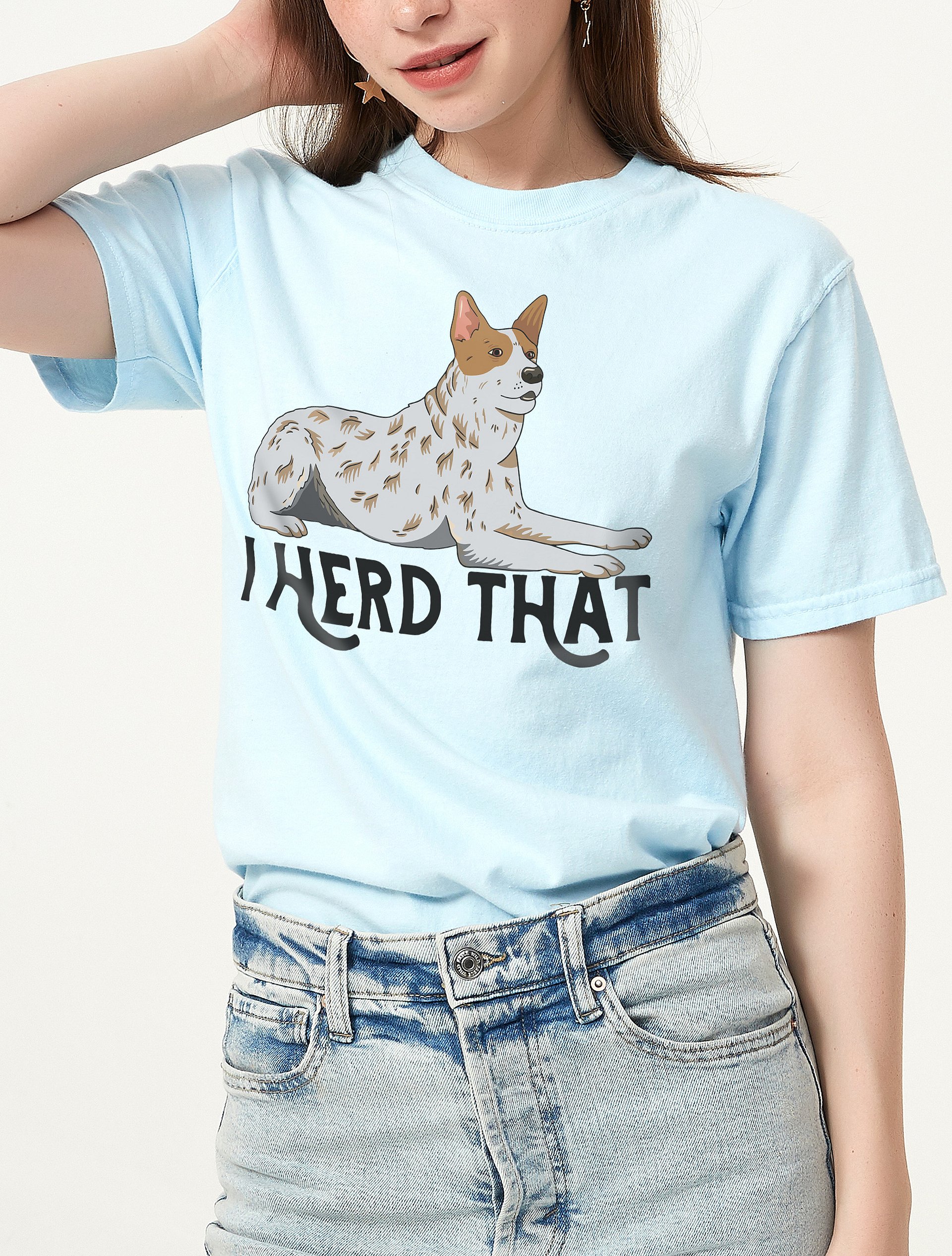 I Herd That | T-Shirt for Australian Cattle Dog (Red Heeler 2) Owners product image (2)