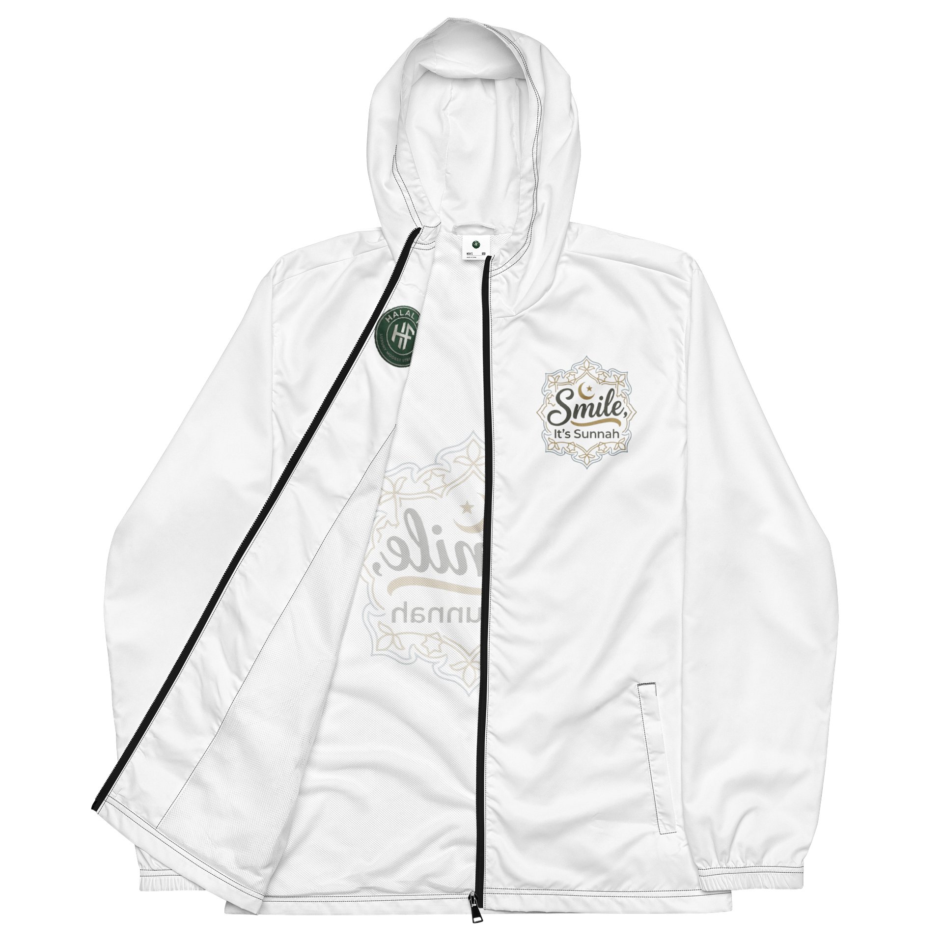 Smile It's Sunnah - Premium Windbreaker product image (2)