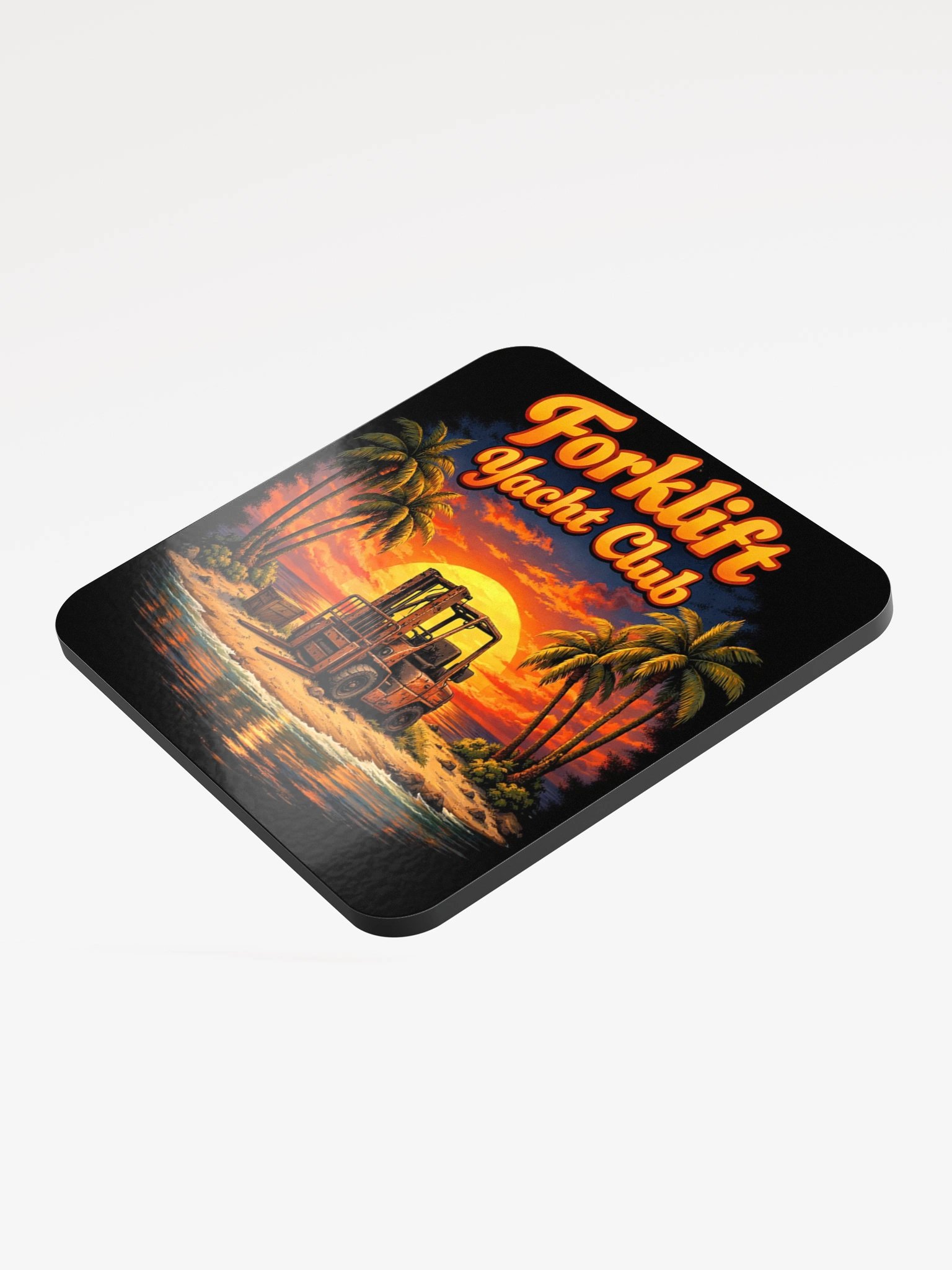 Forklift Yacht Club Sunset Coaster product image (3)