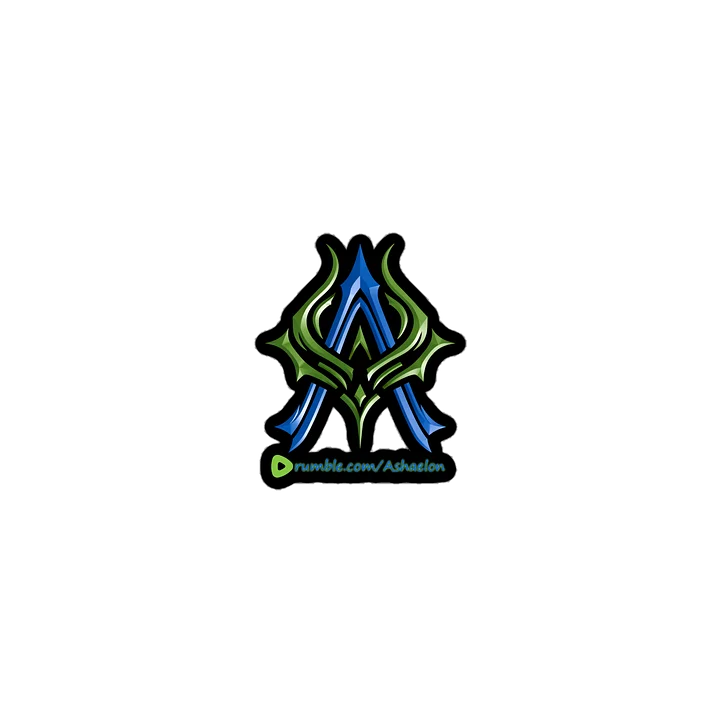 Ashaelon Logo Black Die-Cut Stickers product image (2)