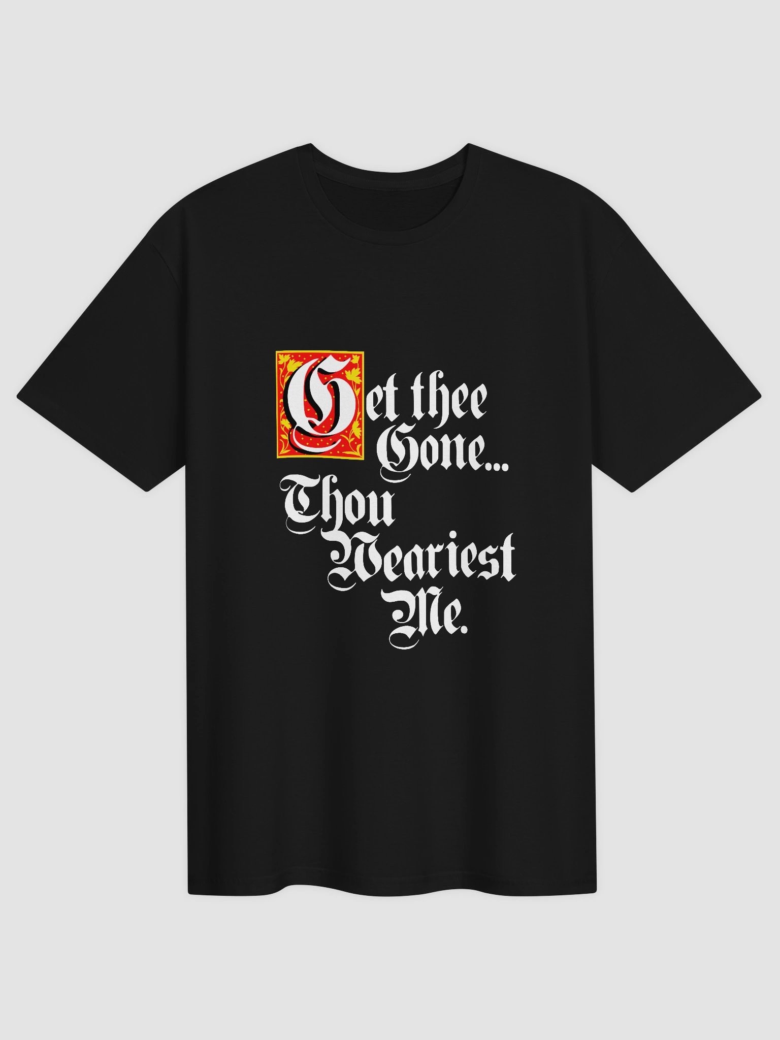 Funny medieval illuminated manuscript Unisex T-Shirt product image (3)