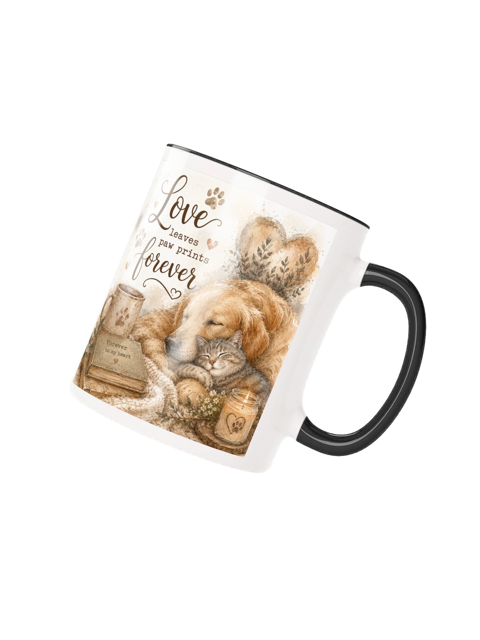 Love Leaves Paw Prints Mug product image (2)