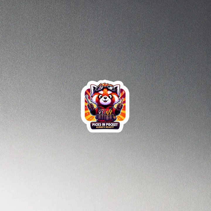 Cipher Panda Die Cut Magnet product image (4)