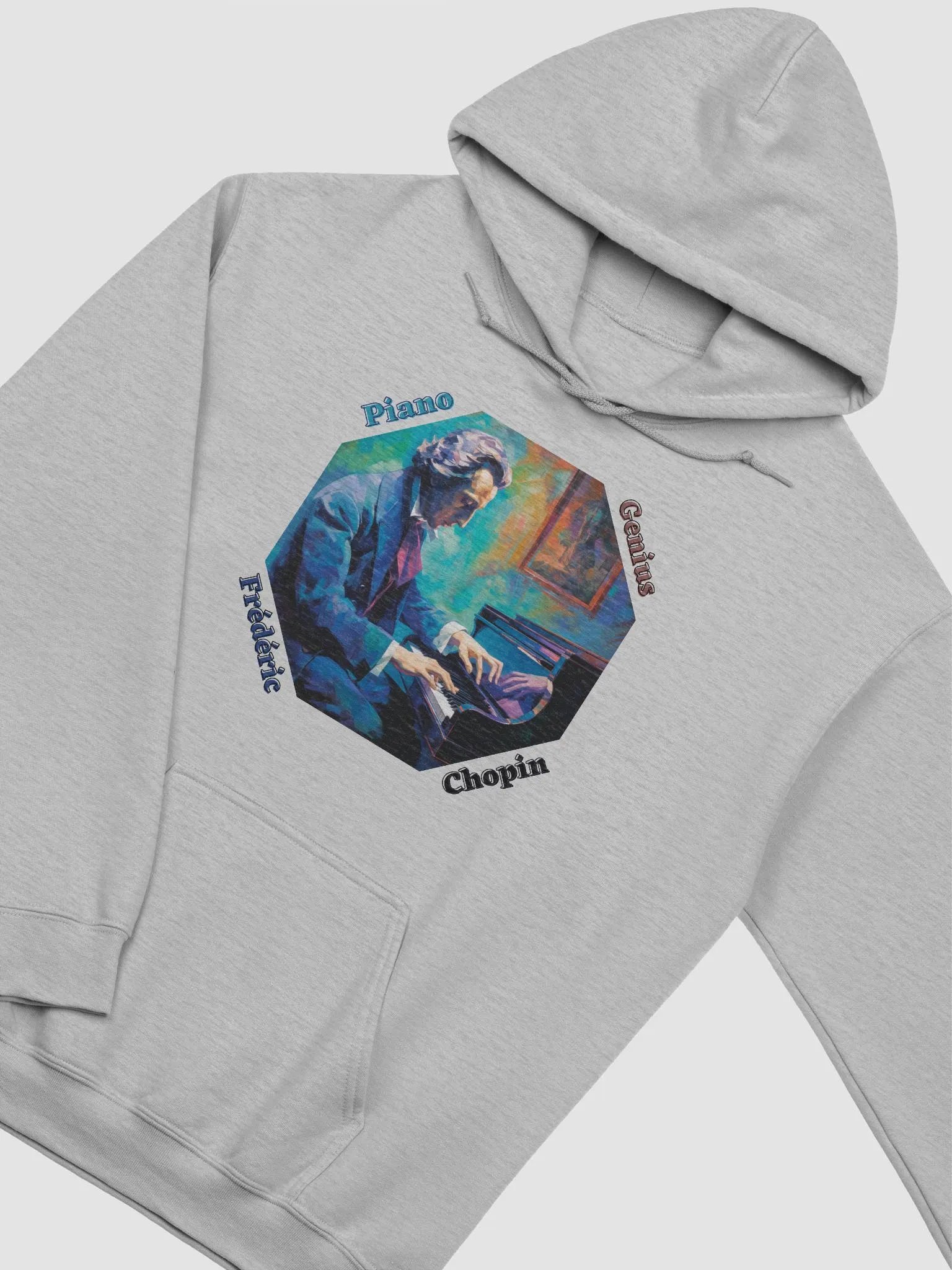 Frédéric Chopin [Playing Piano] - Piano Genius | Hoodie product image (20)