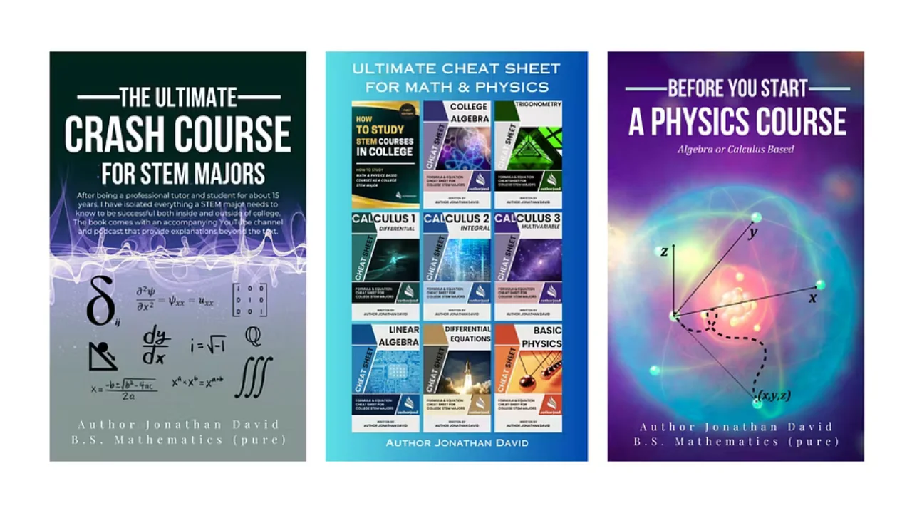 HARDCOVER Collection (~1,200 Pages) | The Ultimate Crash Course for STEM Majors Quartic Play Hardcover product image (2)