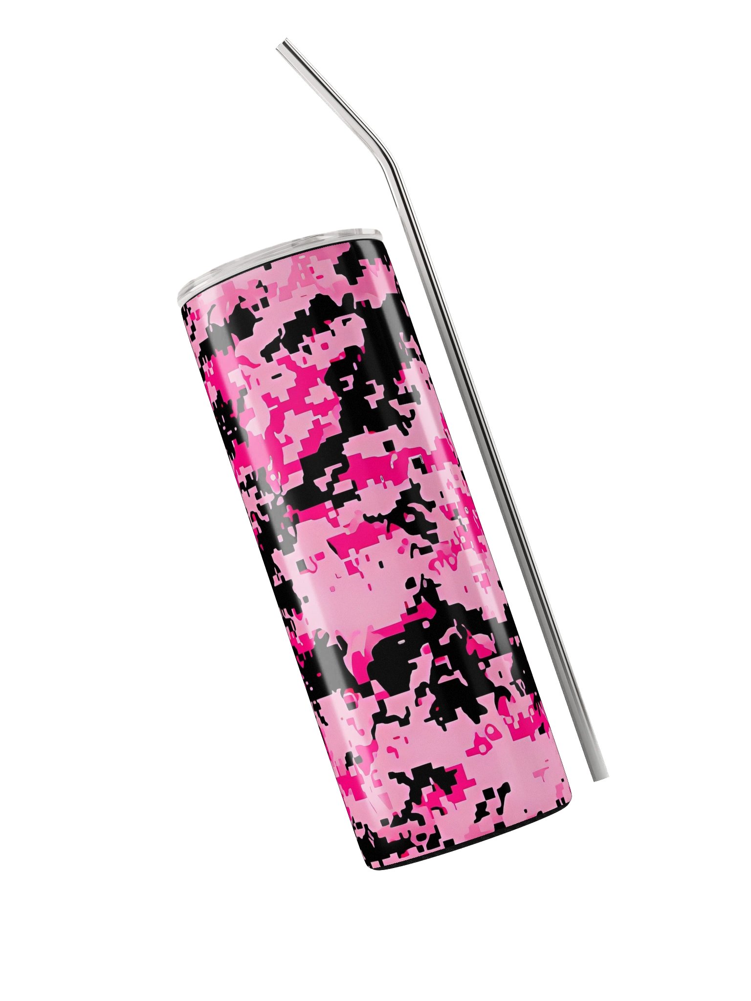 Pixel Pink Camo Stainless Tumbler product image (3)