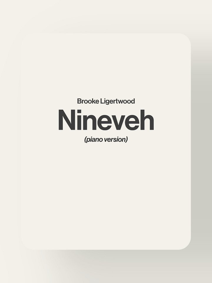 Nineveh - Brooke Ligertwood product image (1)