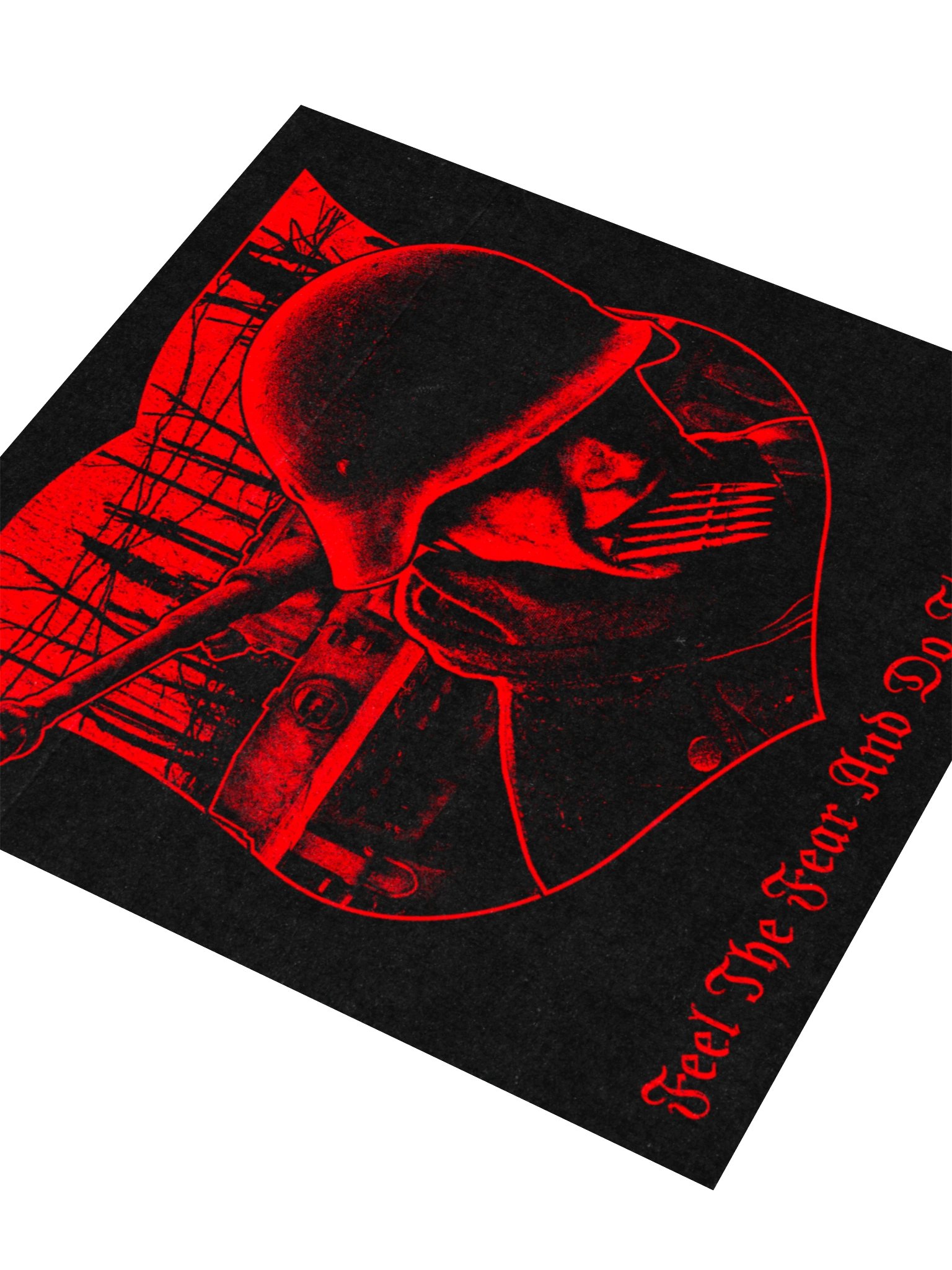FEEL THE FEAR STICKER RED product image (7)