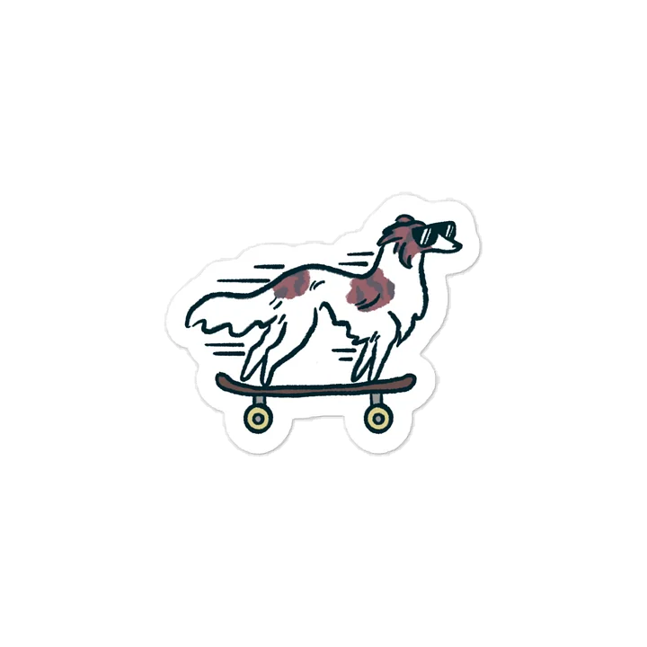 Fast Dog Sticker - Brindle Spotted product image (1)
