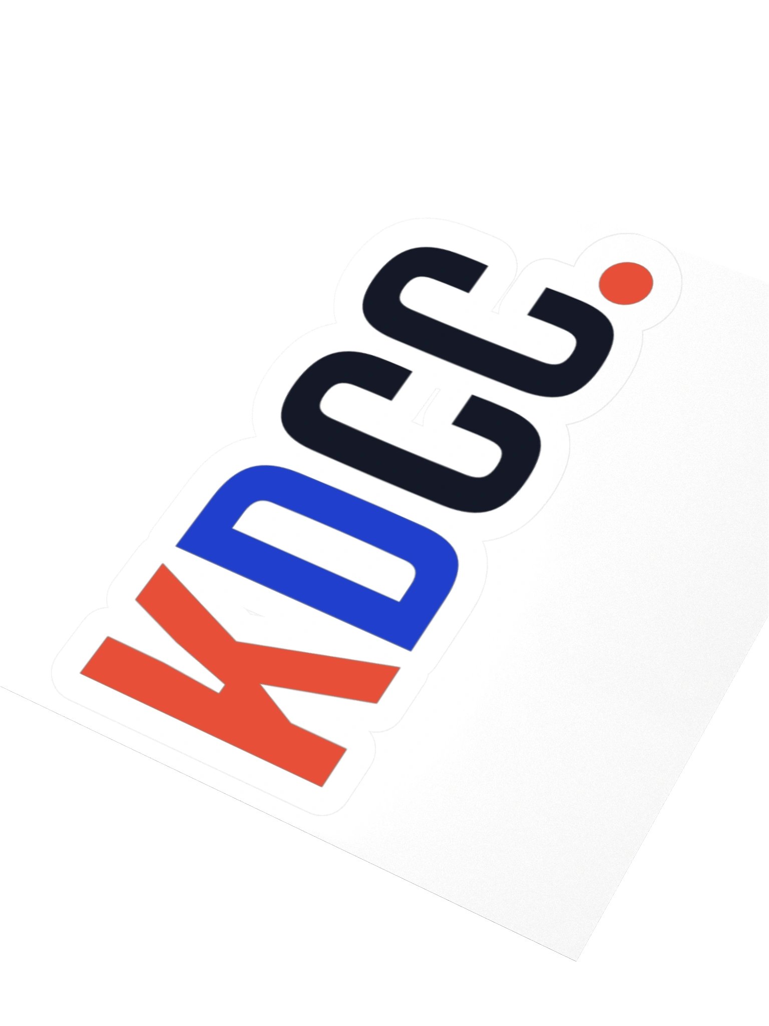 KDCC Bold Logo Kiss-Cut Sticker product image (3)