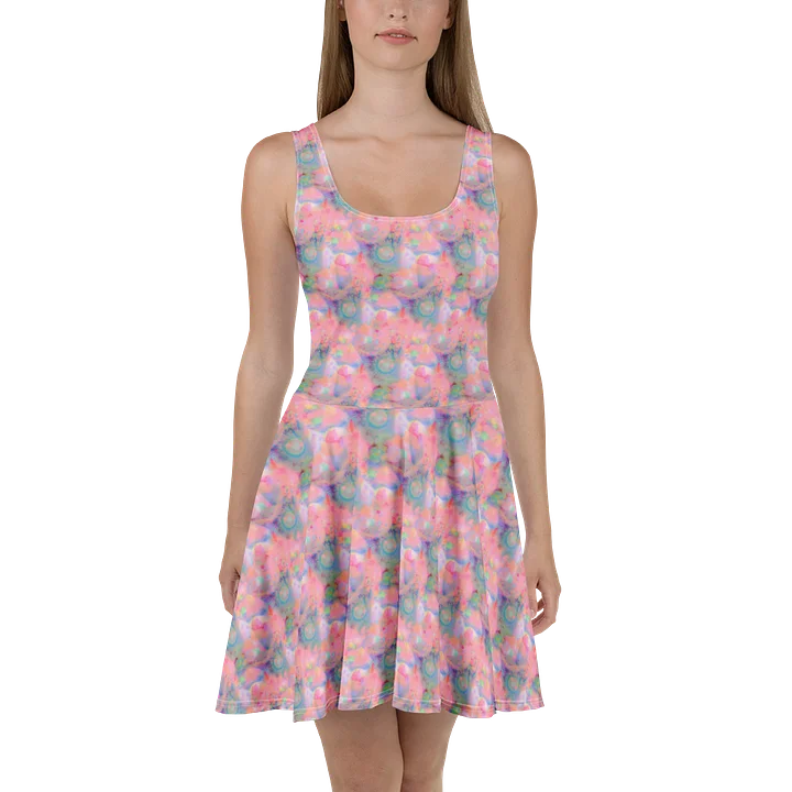 “spacescape” skater dress product image (2)