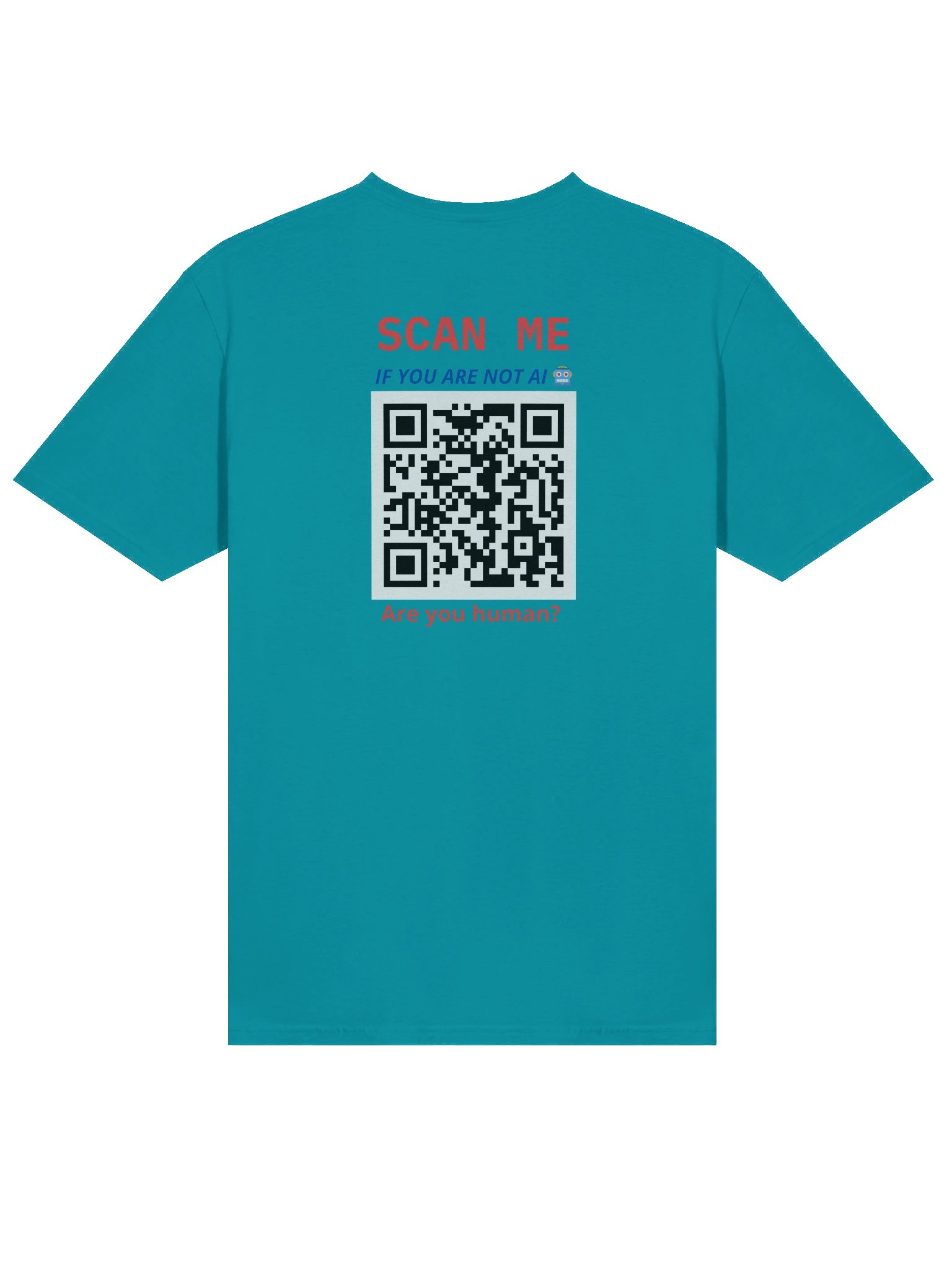 Human vs AI SCAN ME Unisex T-Shirt product image (88)