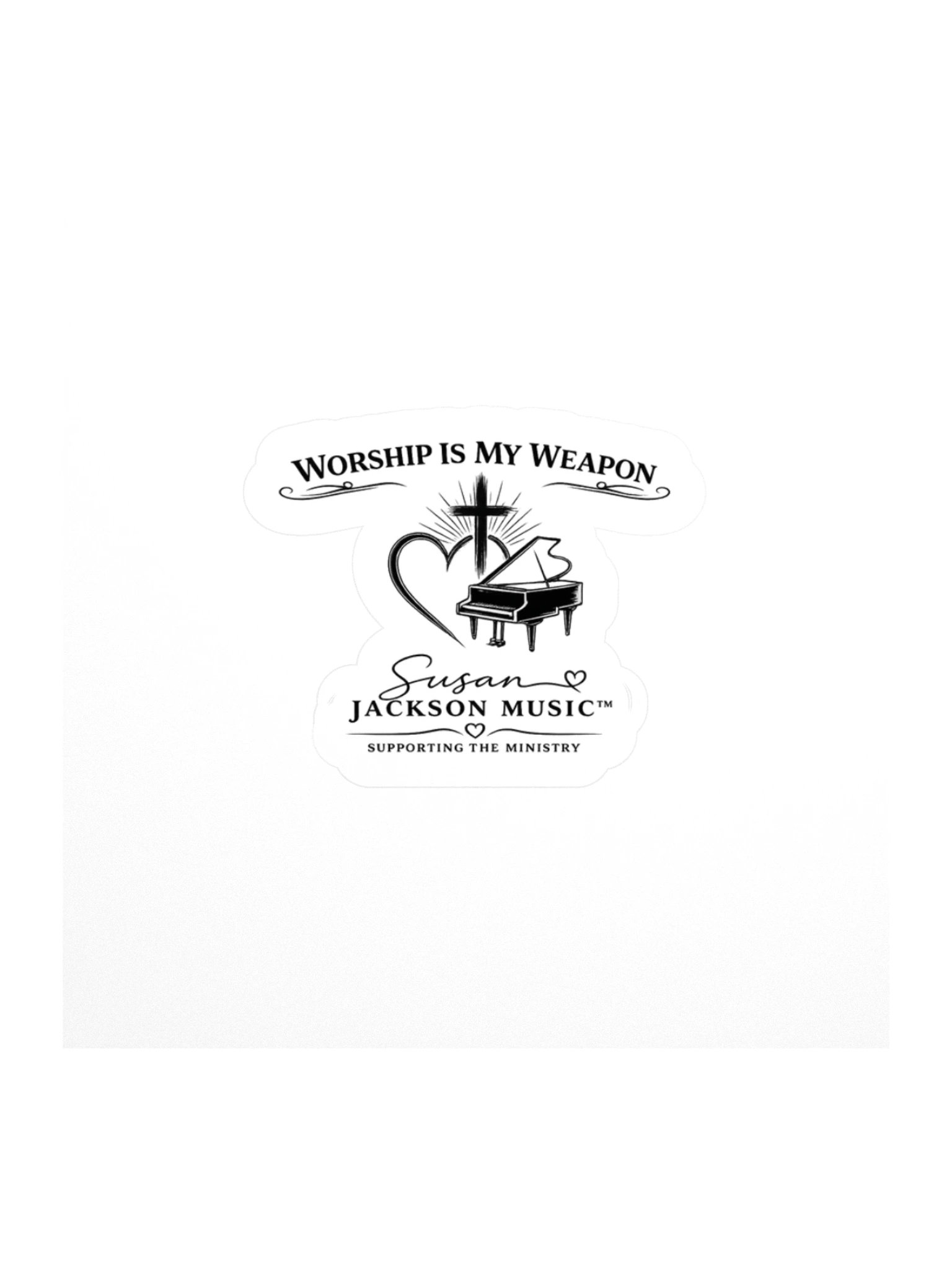 Worship Is My Weapon Sticker product image (1)