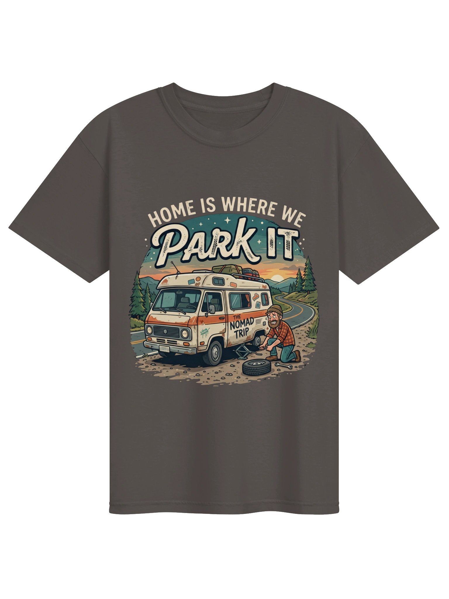 The "Home Is Where We Park It" Premium Tee product image (26)
