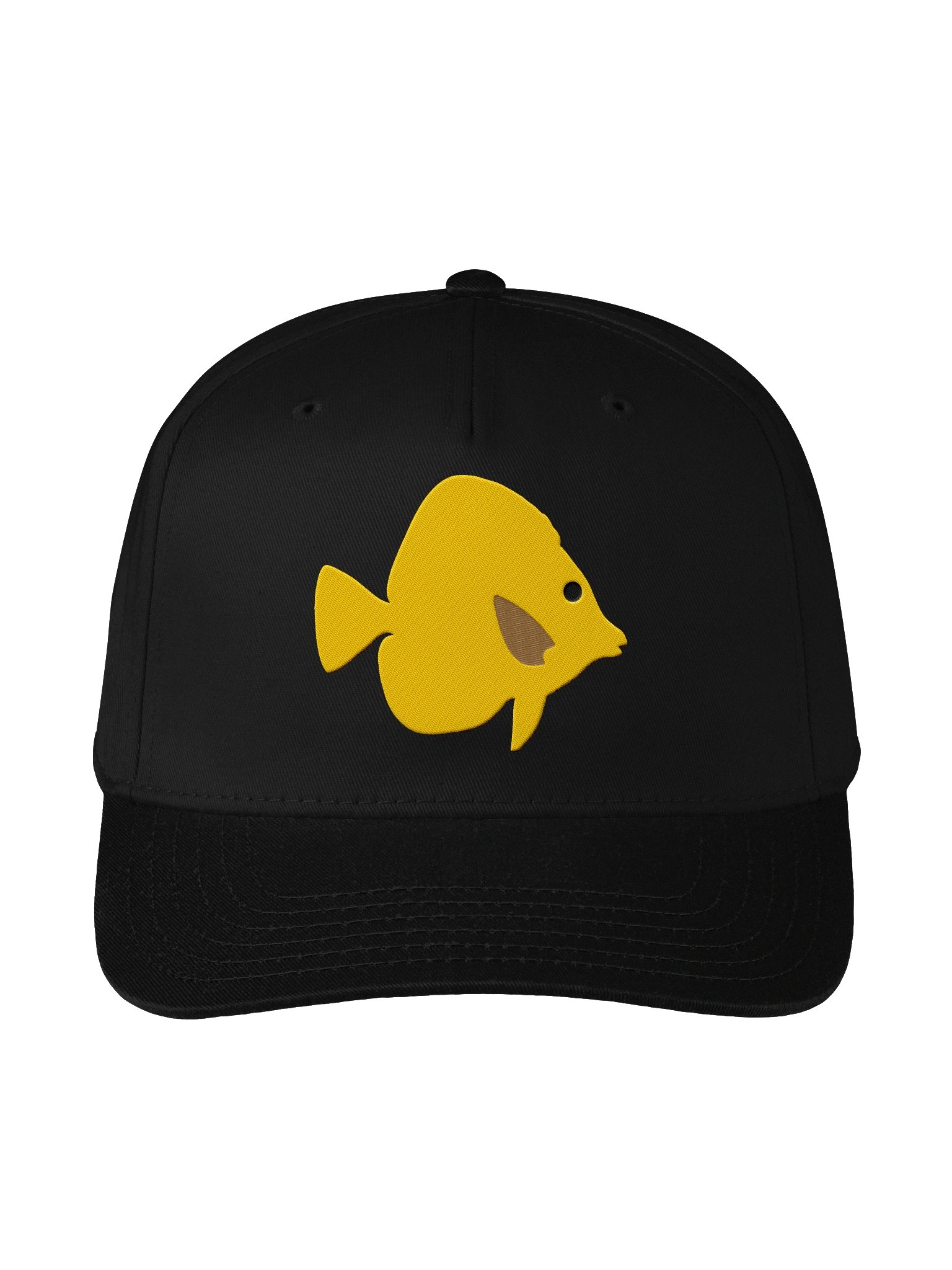 Yellow Tang Mid-Profile Baseball Cap (Embroidered) for Reef and Marine Aquarium Lovers product image (1)