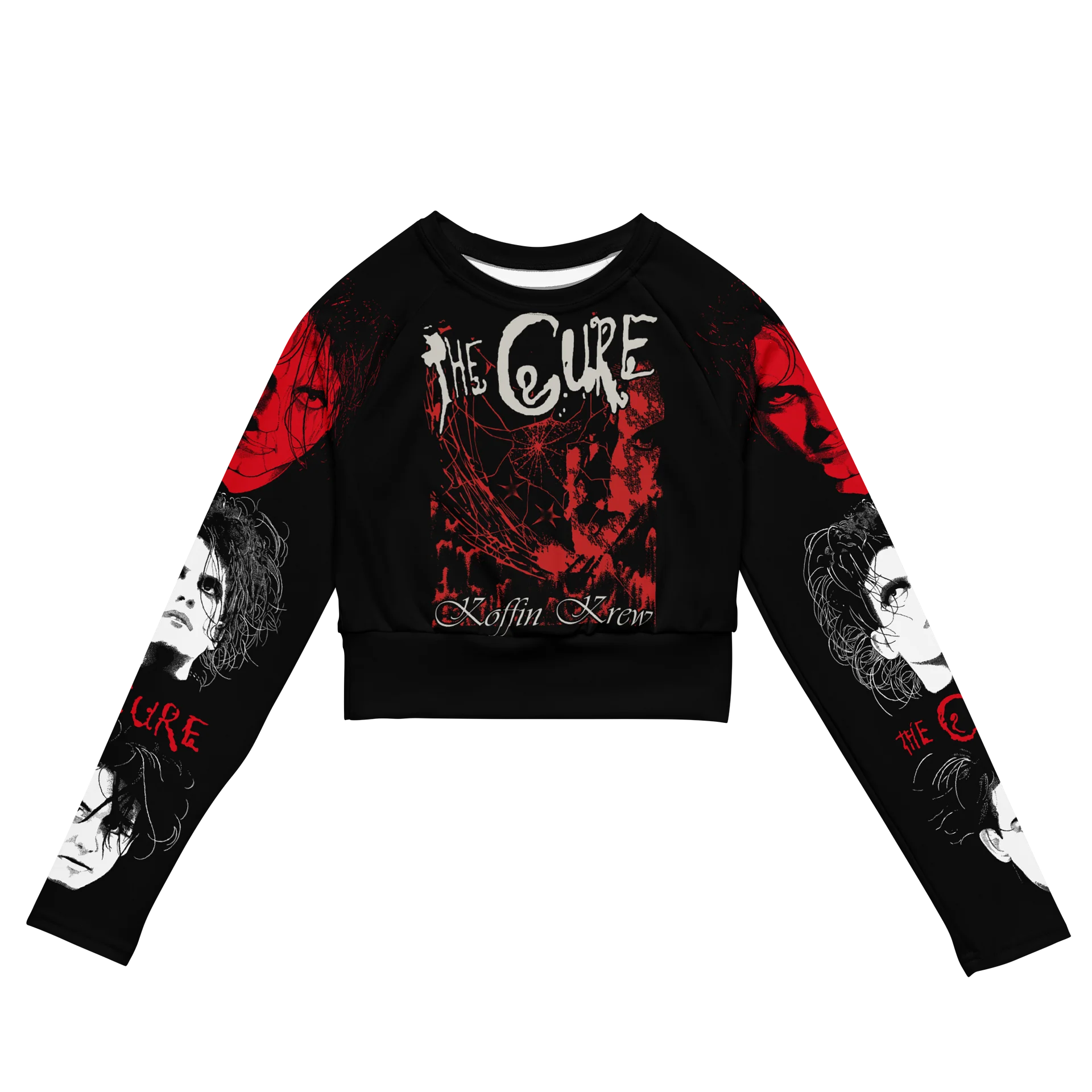 The Cure Retro L/S Crop Top product image (1)