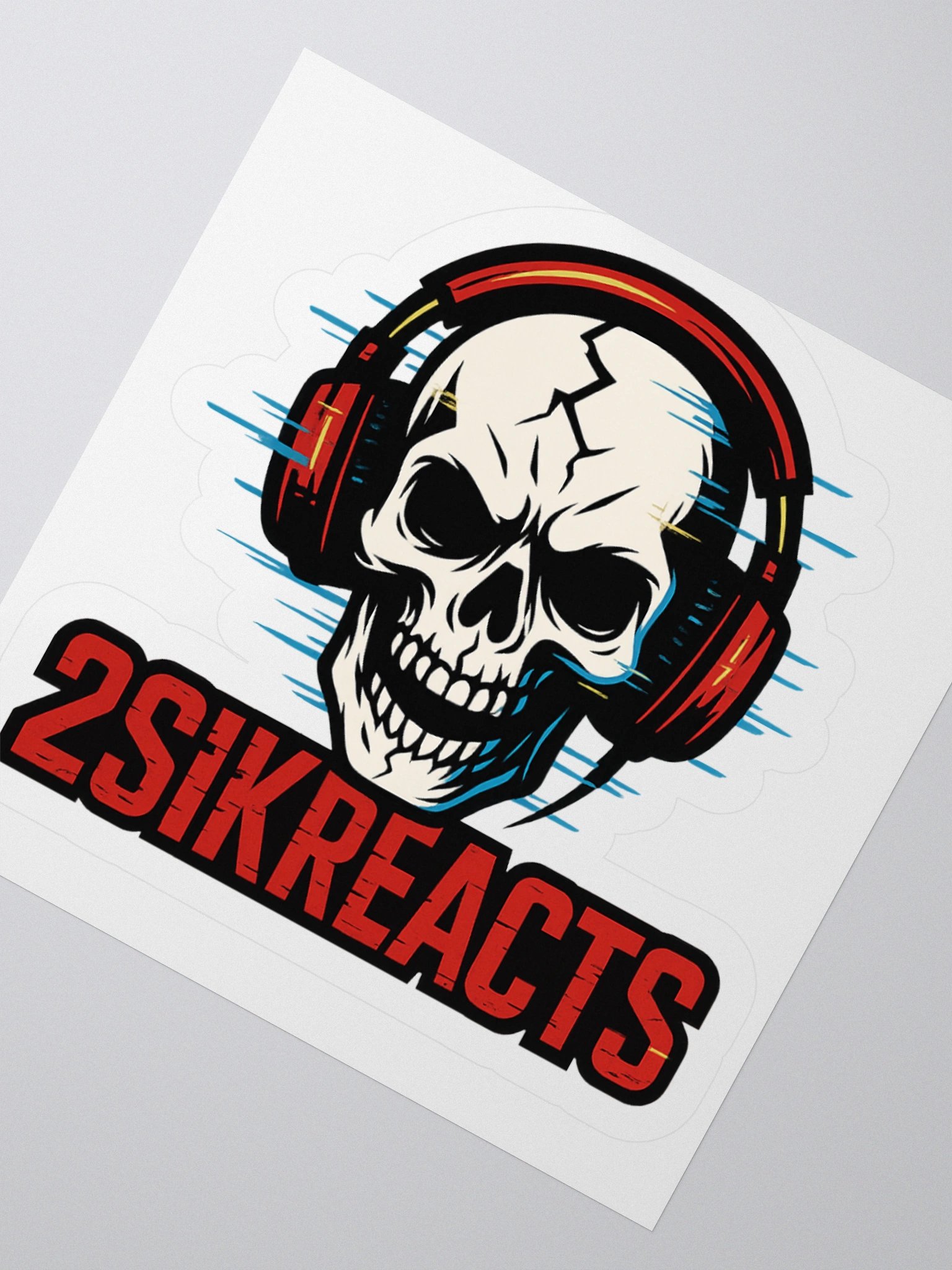"2SiK Skullwave" Sticker product image (4)