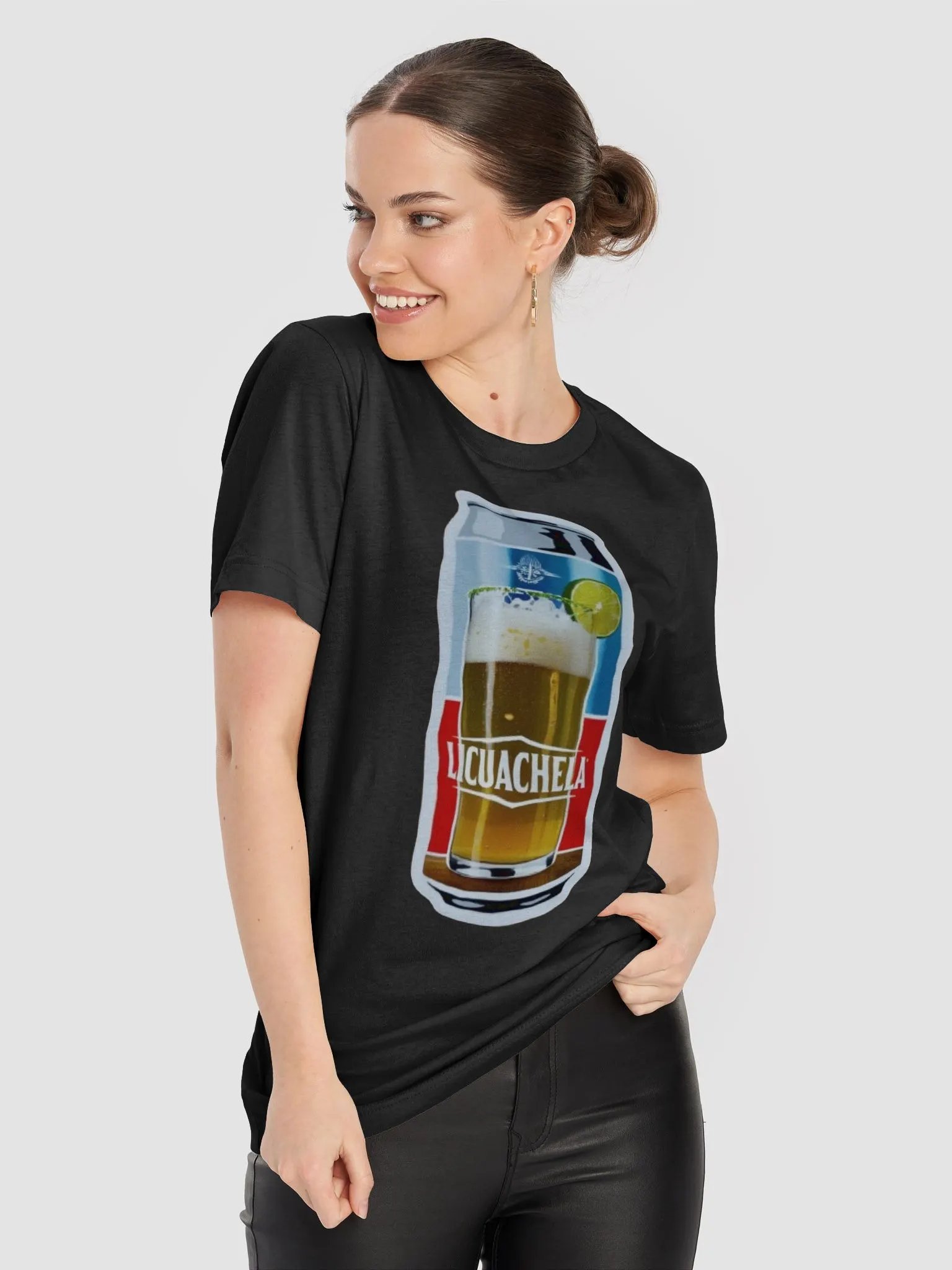 LICUACHELA Beer-Styled Graphic T-Shirt product image (8)