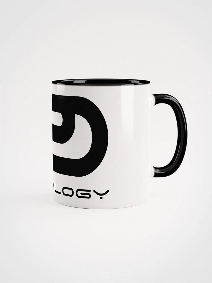 9 AETHER NINEALOGY BLACK ON WHITE MUG product image (3)