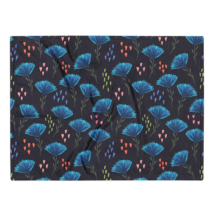 Bohemian Throw Blanket with Whimsical Nature Scene product image (1)