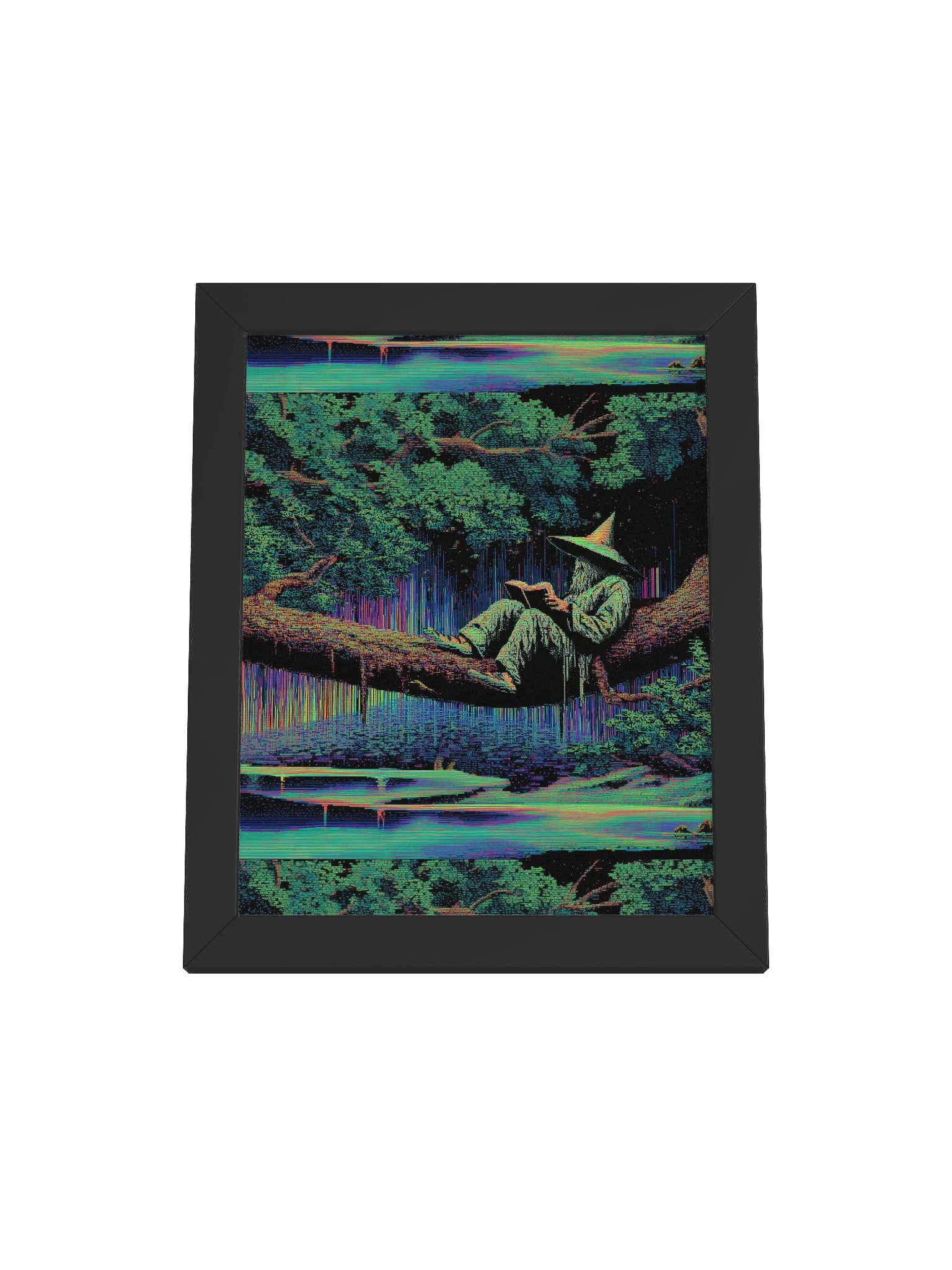 Lazy Wizard Cover - Wood Framed Poster product image (1)