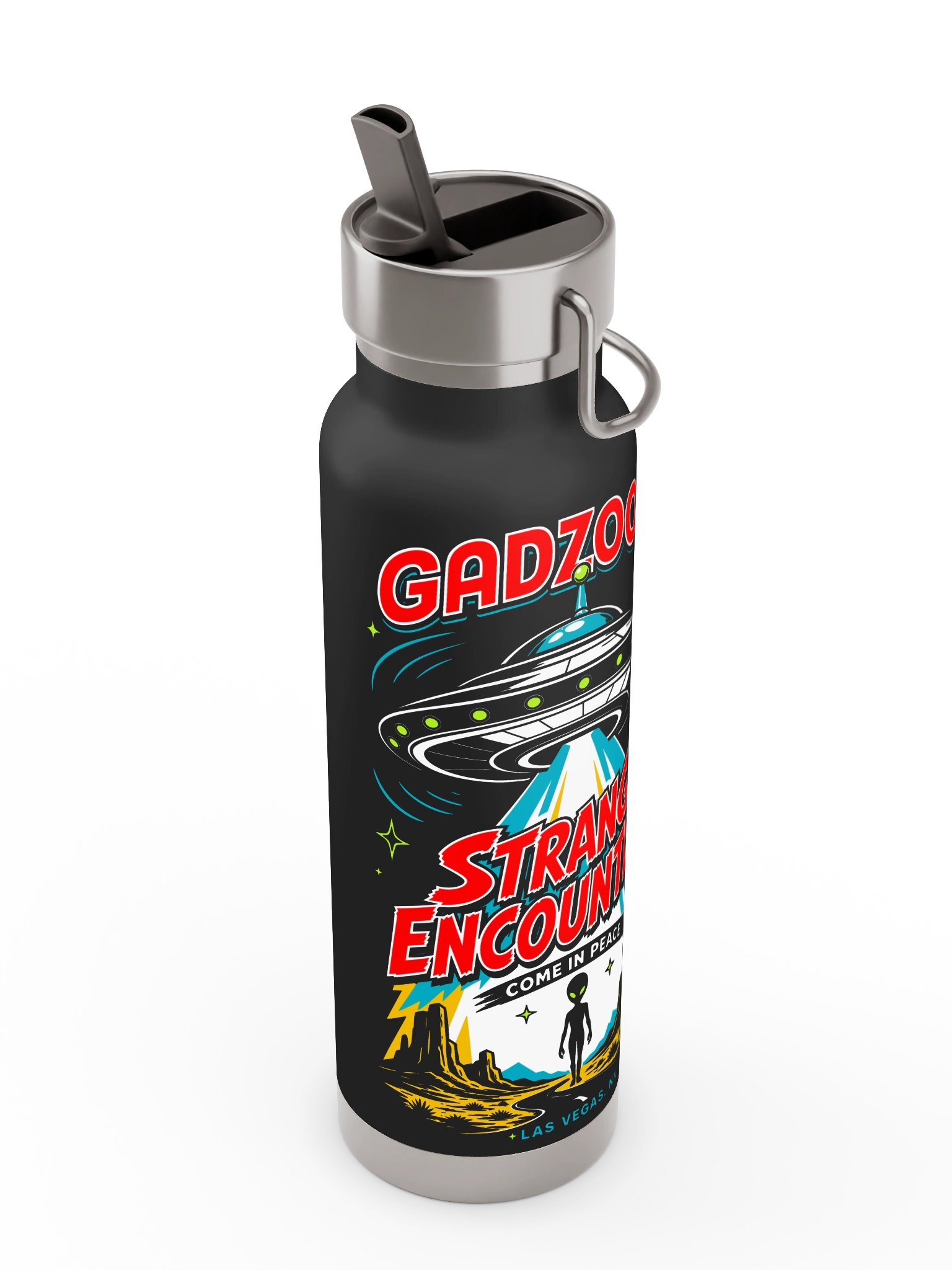Strange Encounters Insulated Bottle with Straw Lid product image (2)