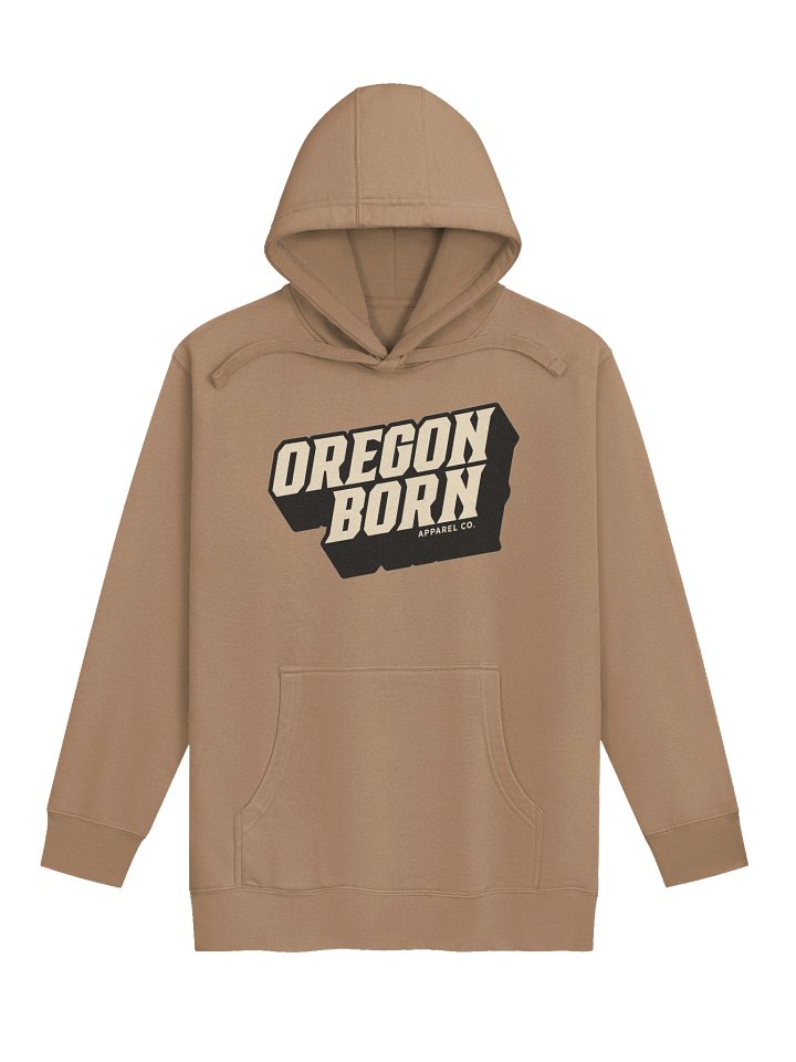 3D-Style Oregon Born Hoodie product image (1)