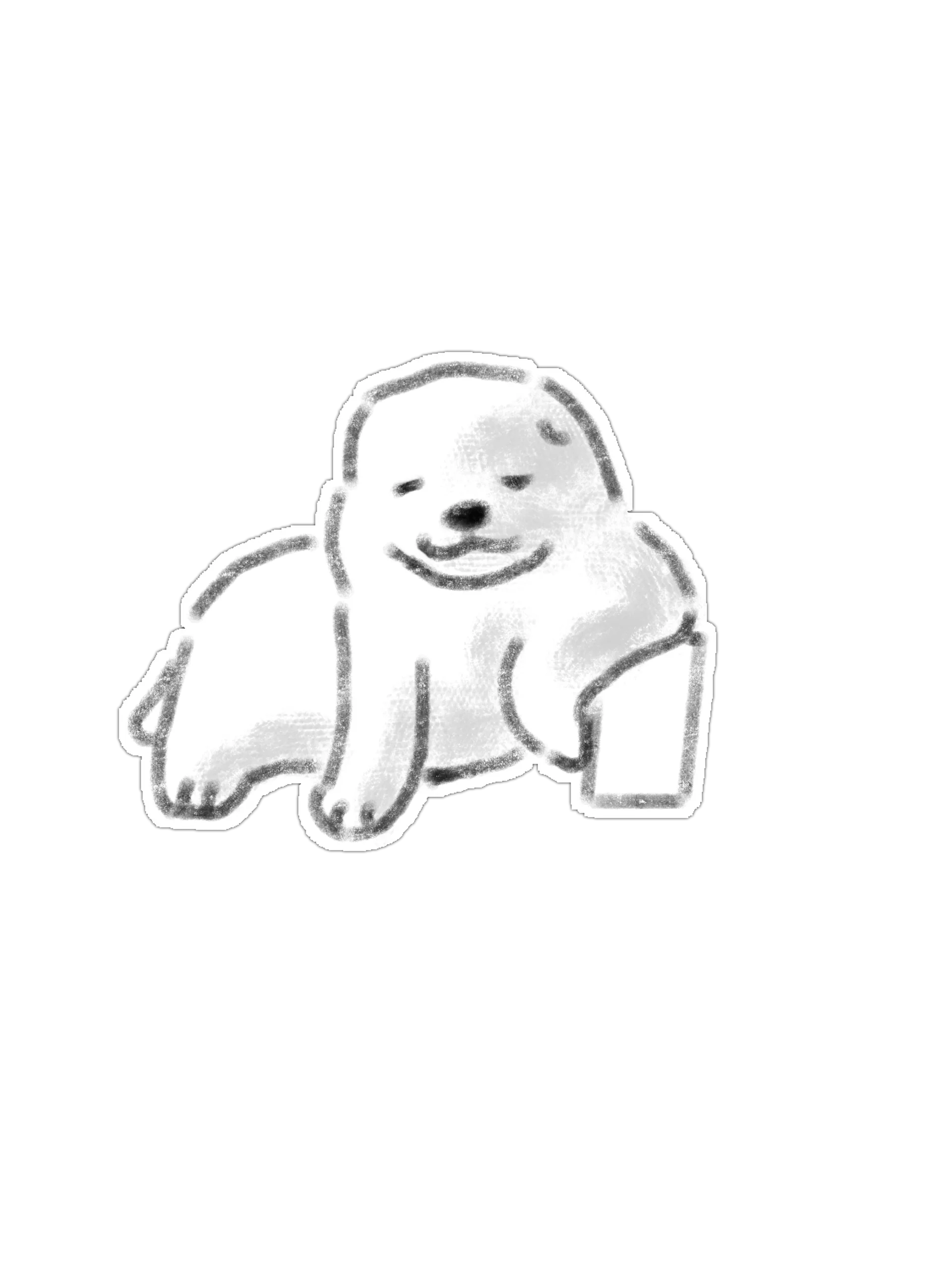 White Dog Prop Series PNG Graphics Bundle (15 Designs) product image (12)