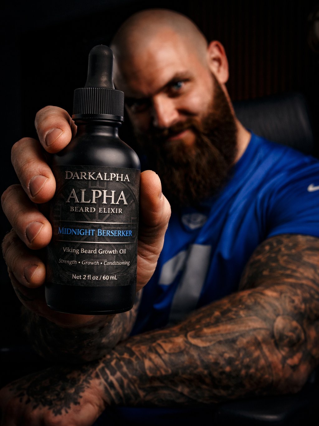 DARKALPHA BEARD ELIXIR - MIDNIGHT BERSERKER product image (2)