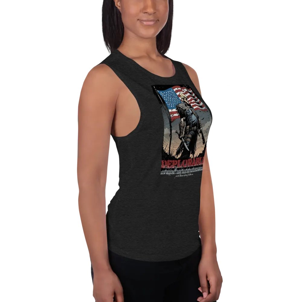 Deplorable - Women's Flowy Muscle Tank product image (3)