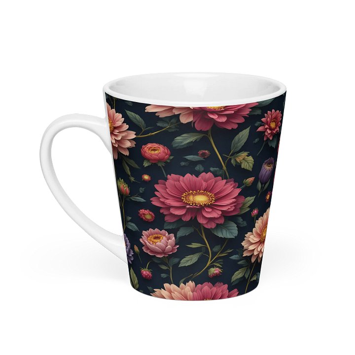 Floral Coffee Mug – Pink Blossom Ceramic Latte Cup for Kitchen & Dining Décor product image (1)