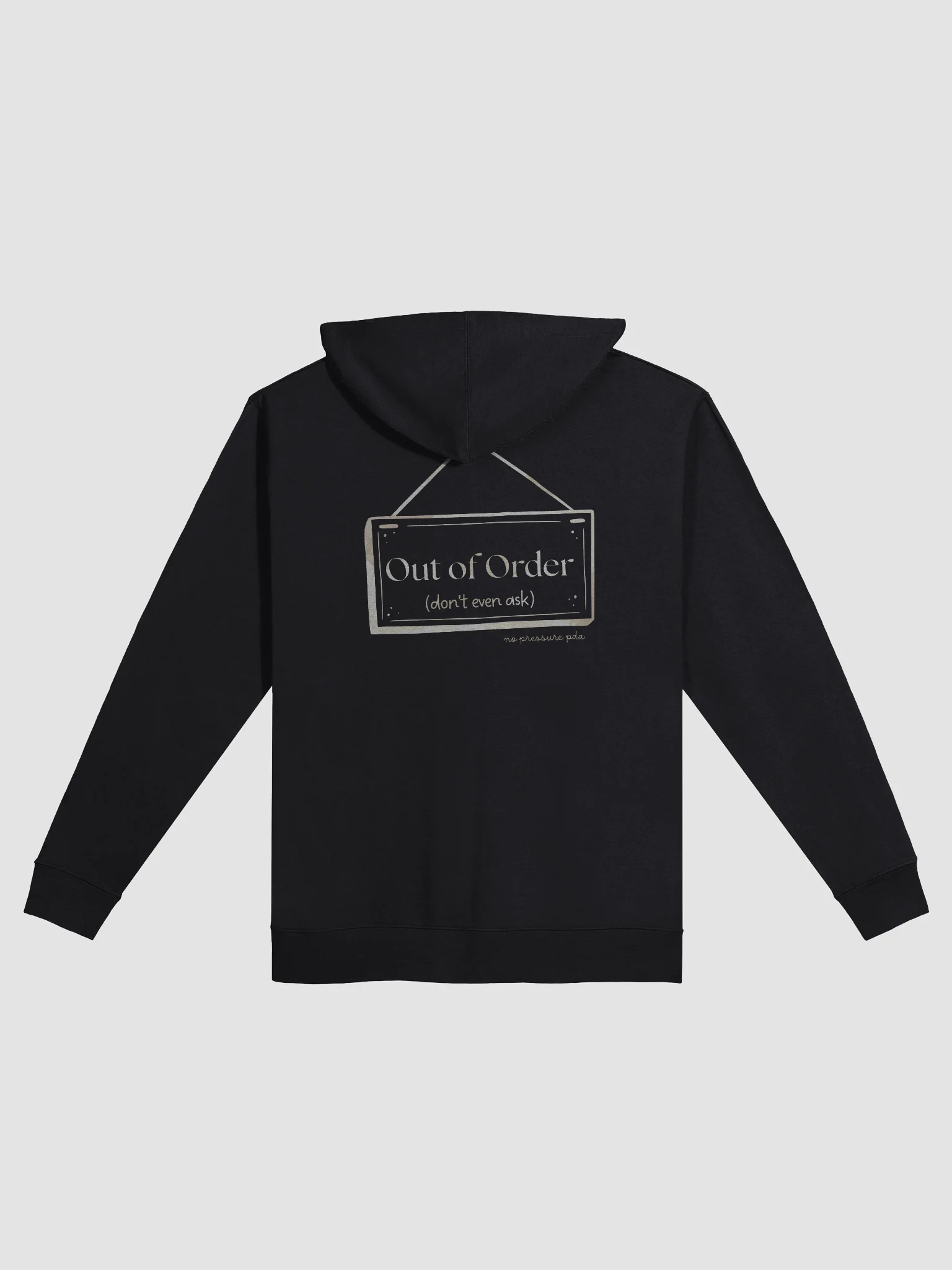 “Out of Order” Zip-Up Hoodie product image (3)