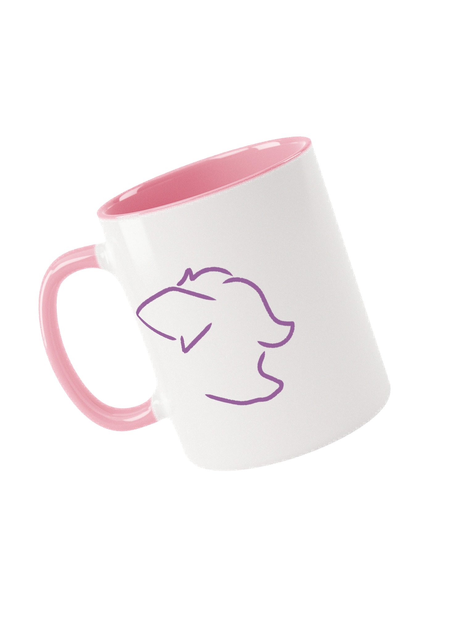 Rayne white & pink mug product image (3)