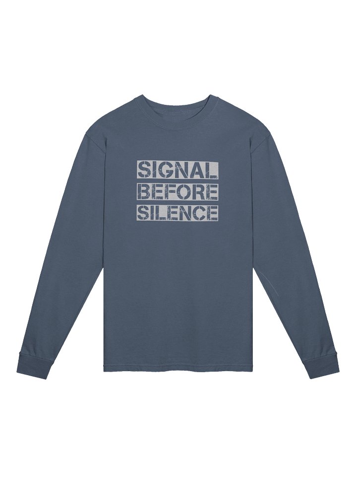 Signal Before Silence | Long Sleeve Shirt product image (1)
