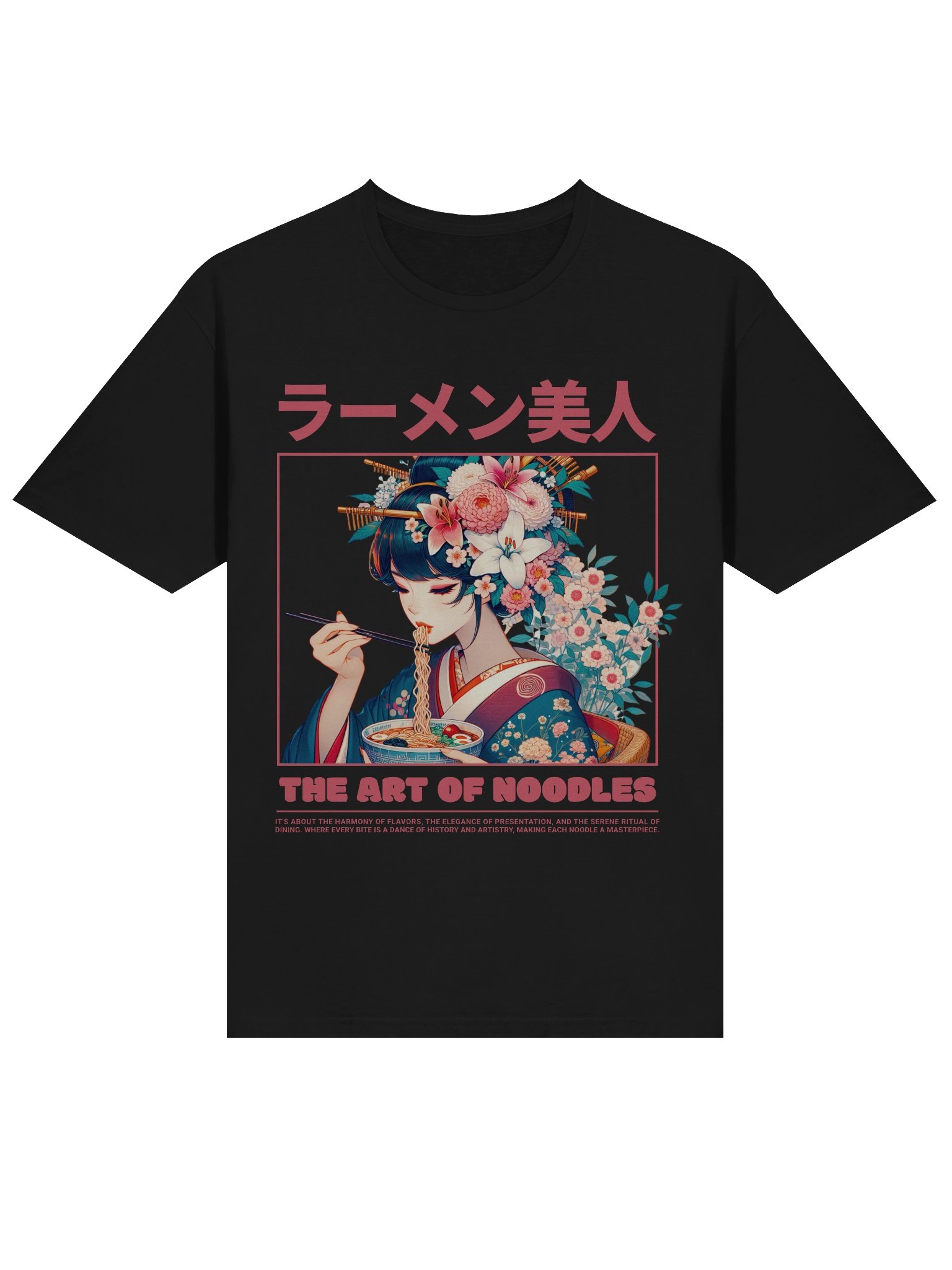 Ramen Art Geisha T-Shirt - Gildan Softstyle product image (2)